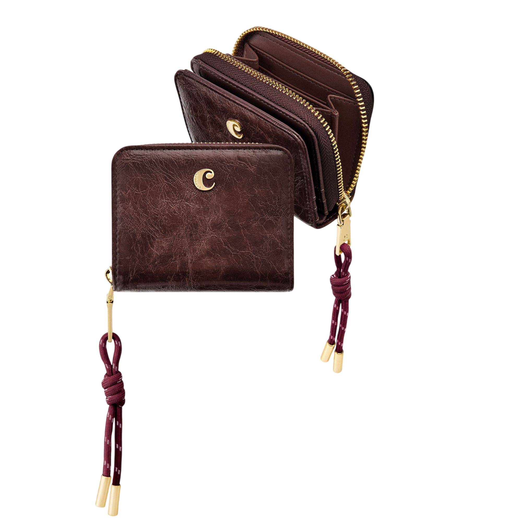 Cacharel Philomène Card wallet with flap Black
