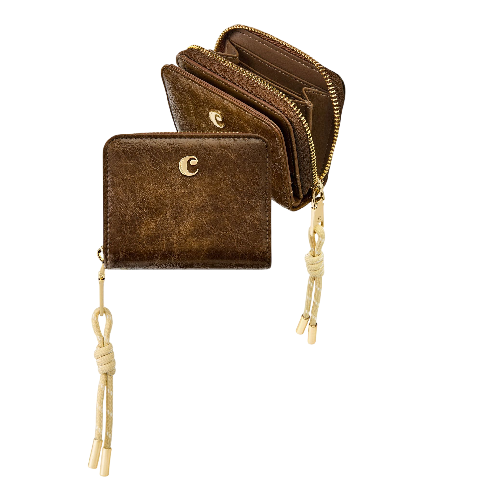Cacharel Philomène Card wallet with flap Black