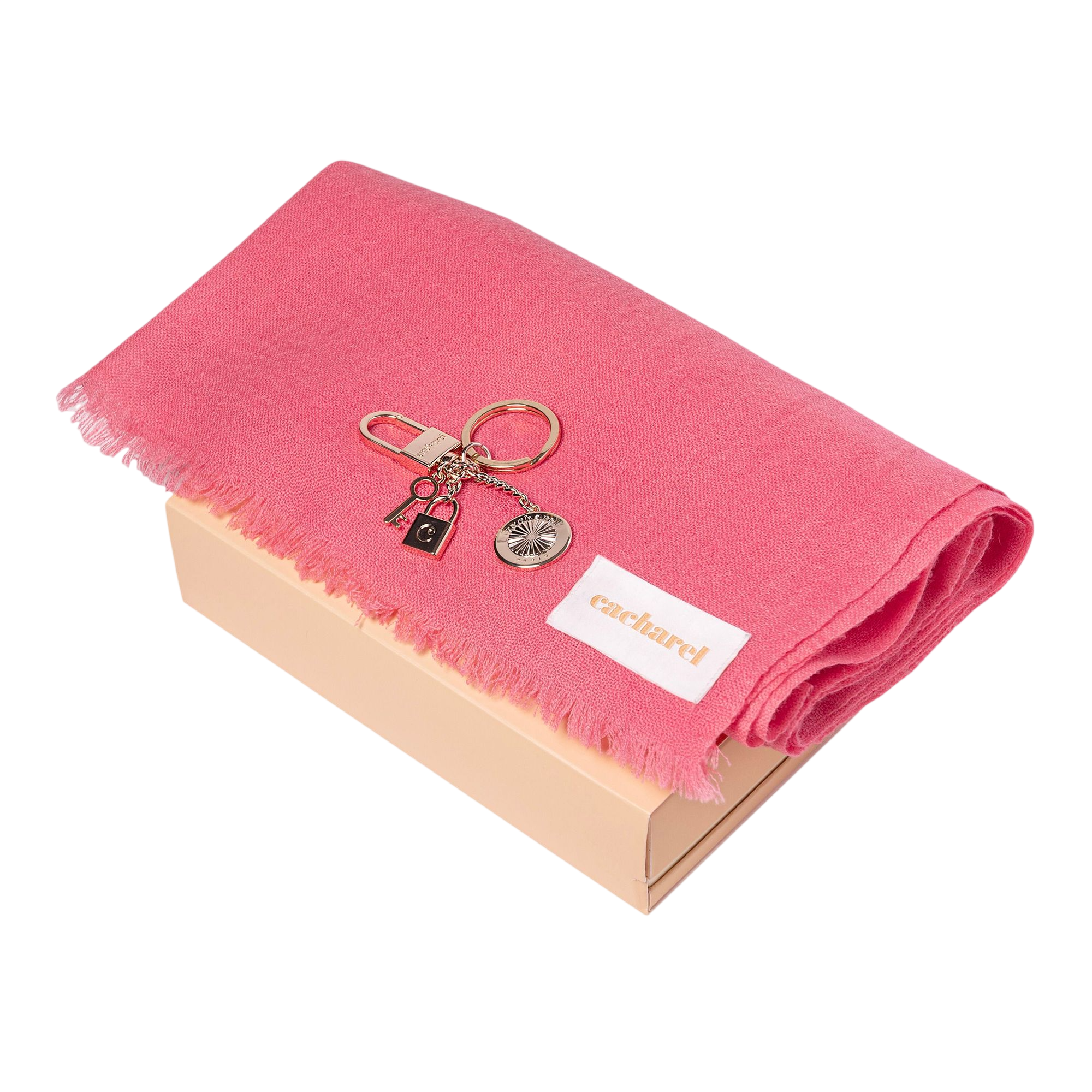 Cacharel Faustine Set (key ring & scarve)