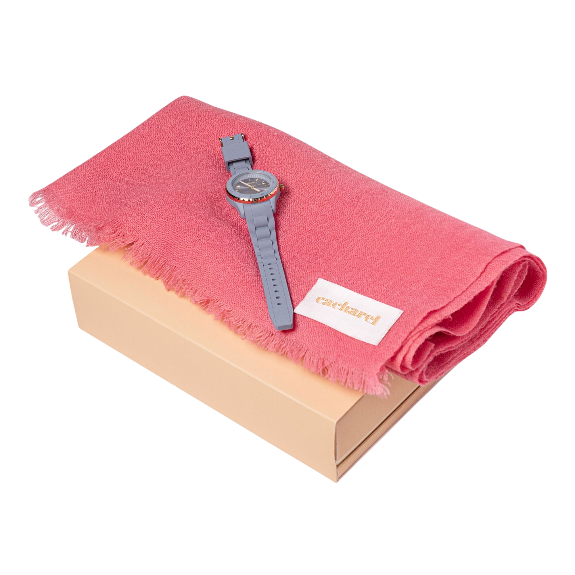 Cacharel Faustine Set (watch & scarve)