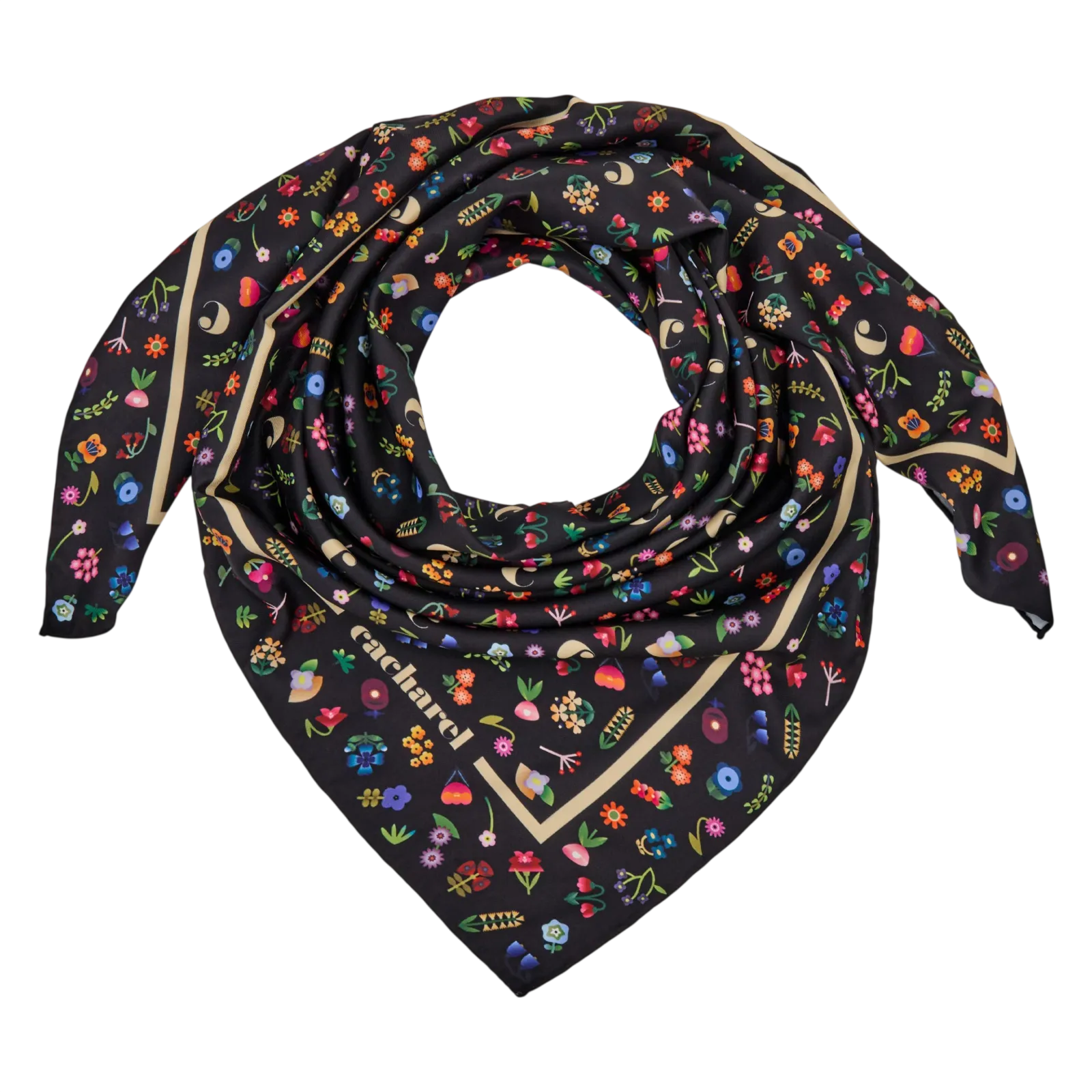 Set Séraphine (key ring, card holder & scarf)