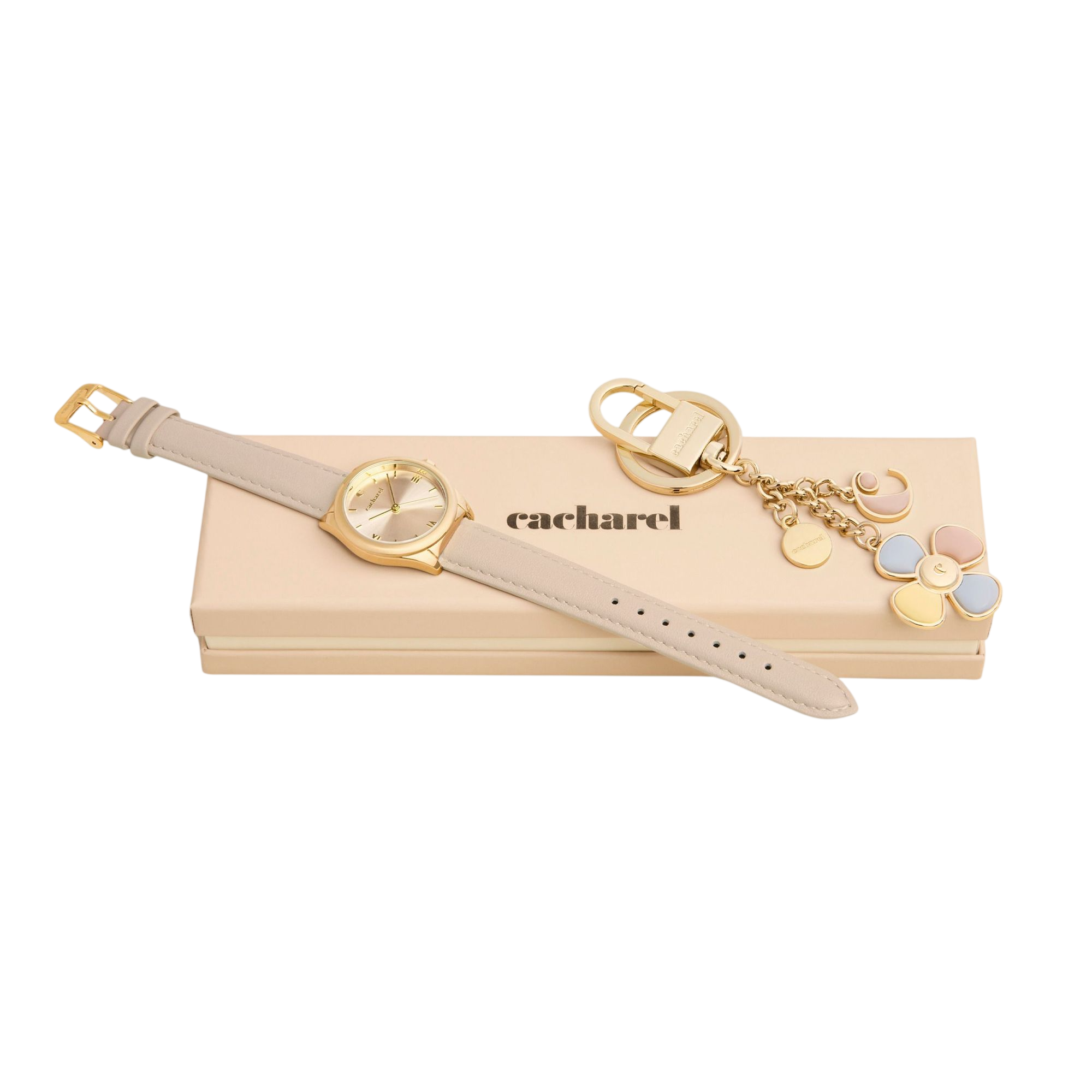Cacharel Vivienne Set (key ring & watch)
