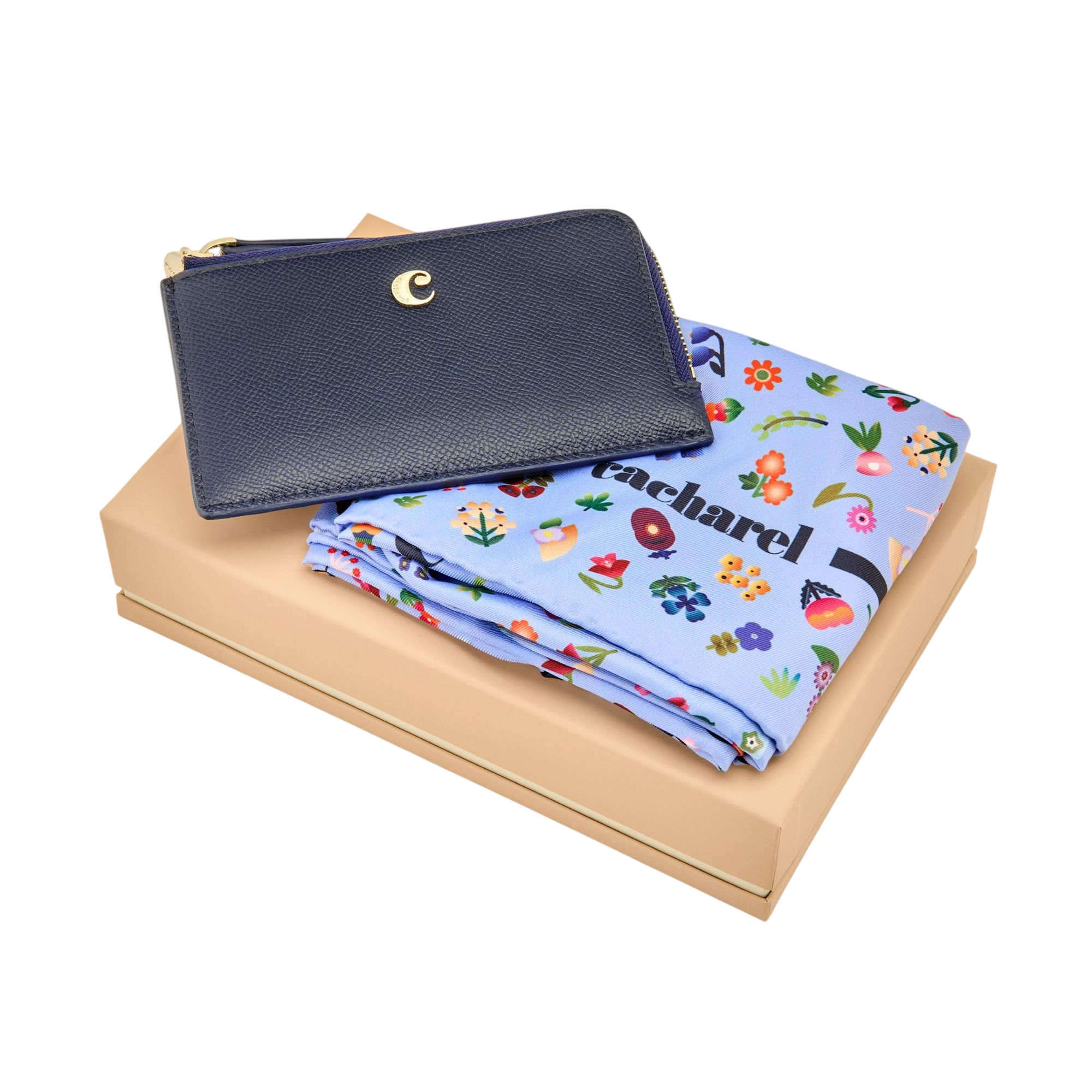 Cacharel Séraphine Set (card holder & scarf)