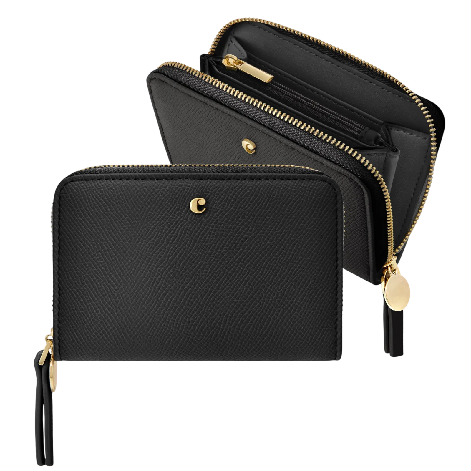 Set Séraphine Black (zip purse & watch)