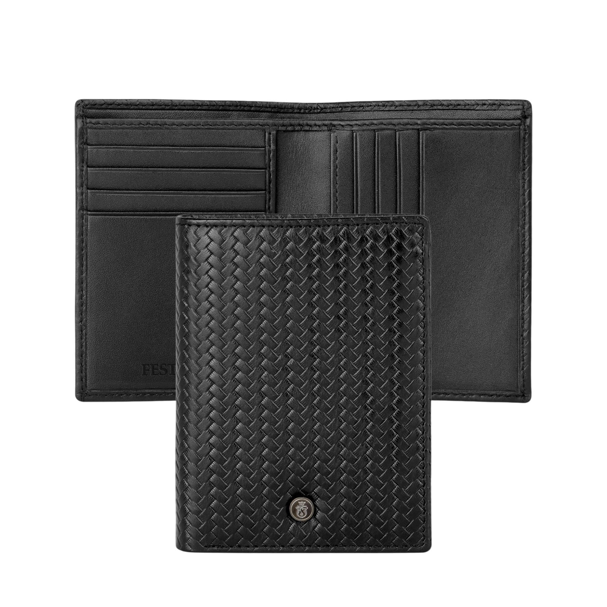 Folding card holder Interlace