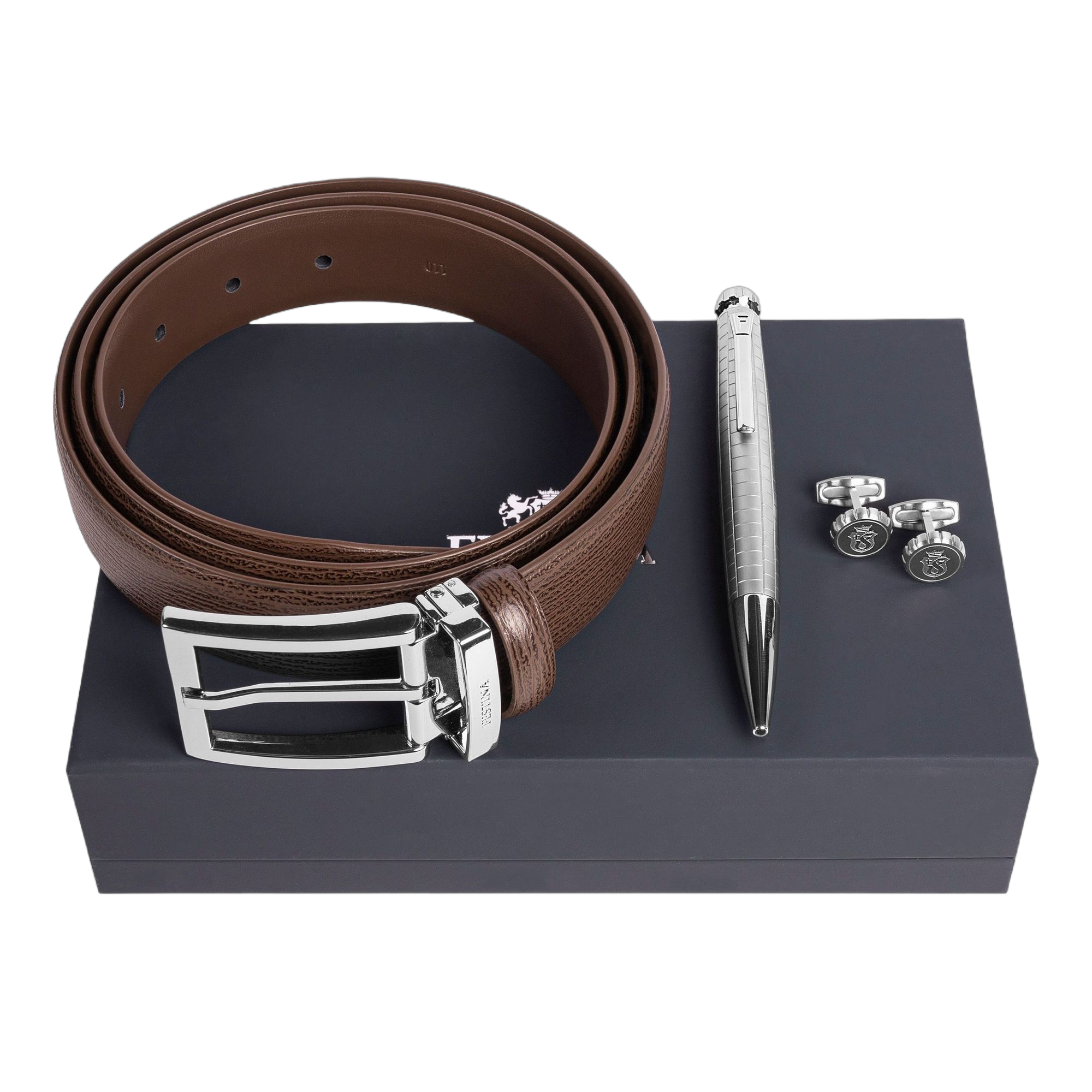Festina Button Set (ballpoint pen, cufflinks & belt)