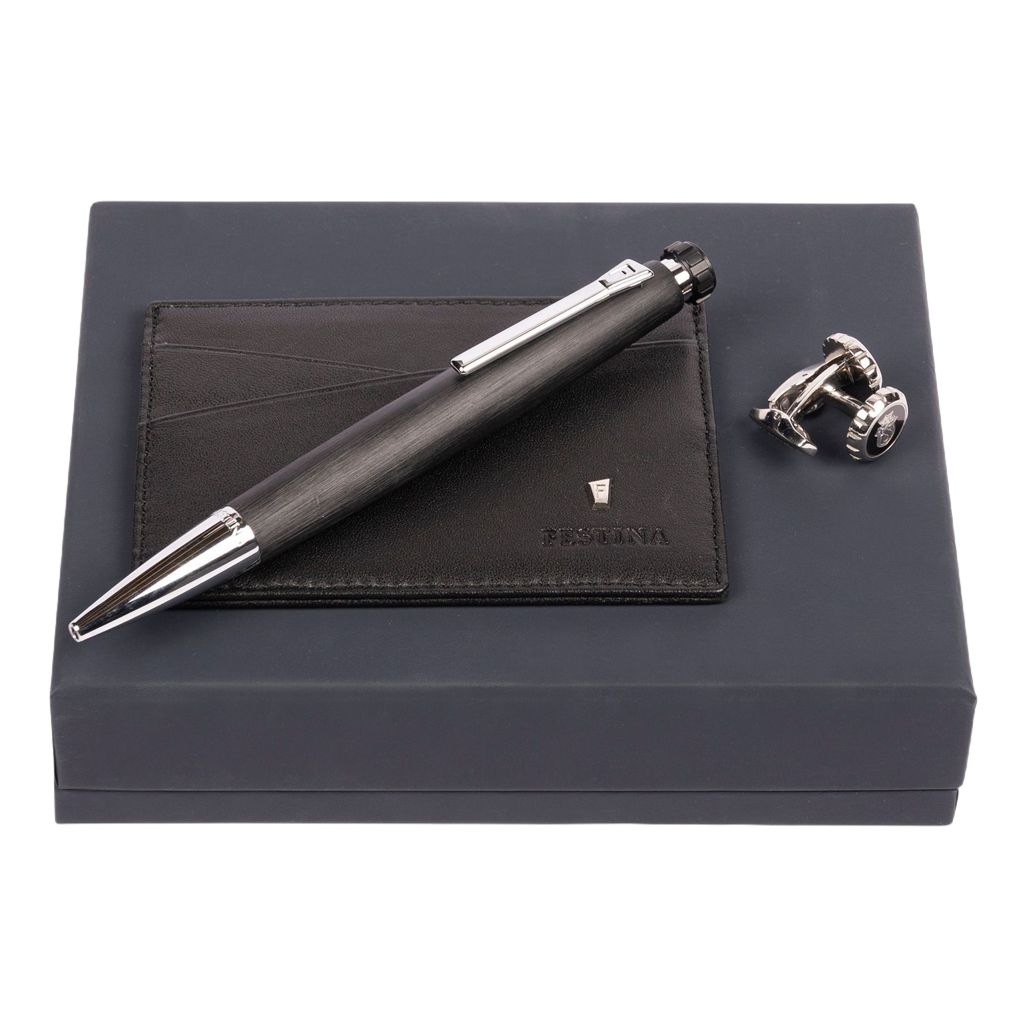 Festina Chronobike Set (ballpoint pen, card holder & cufflinks)