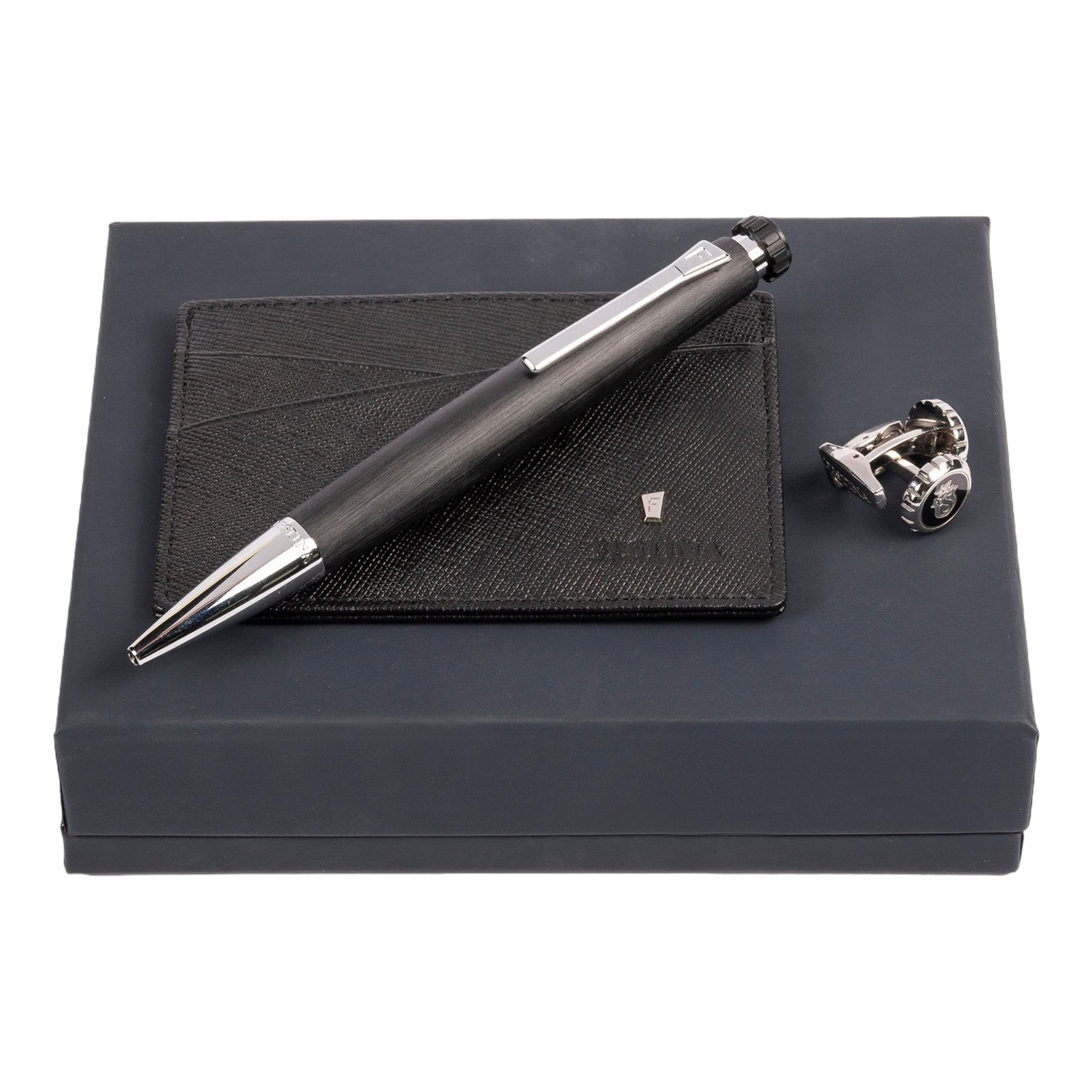 Festina Chronobike Set (ballpoint pen, card holder & cufflinks)