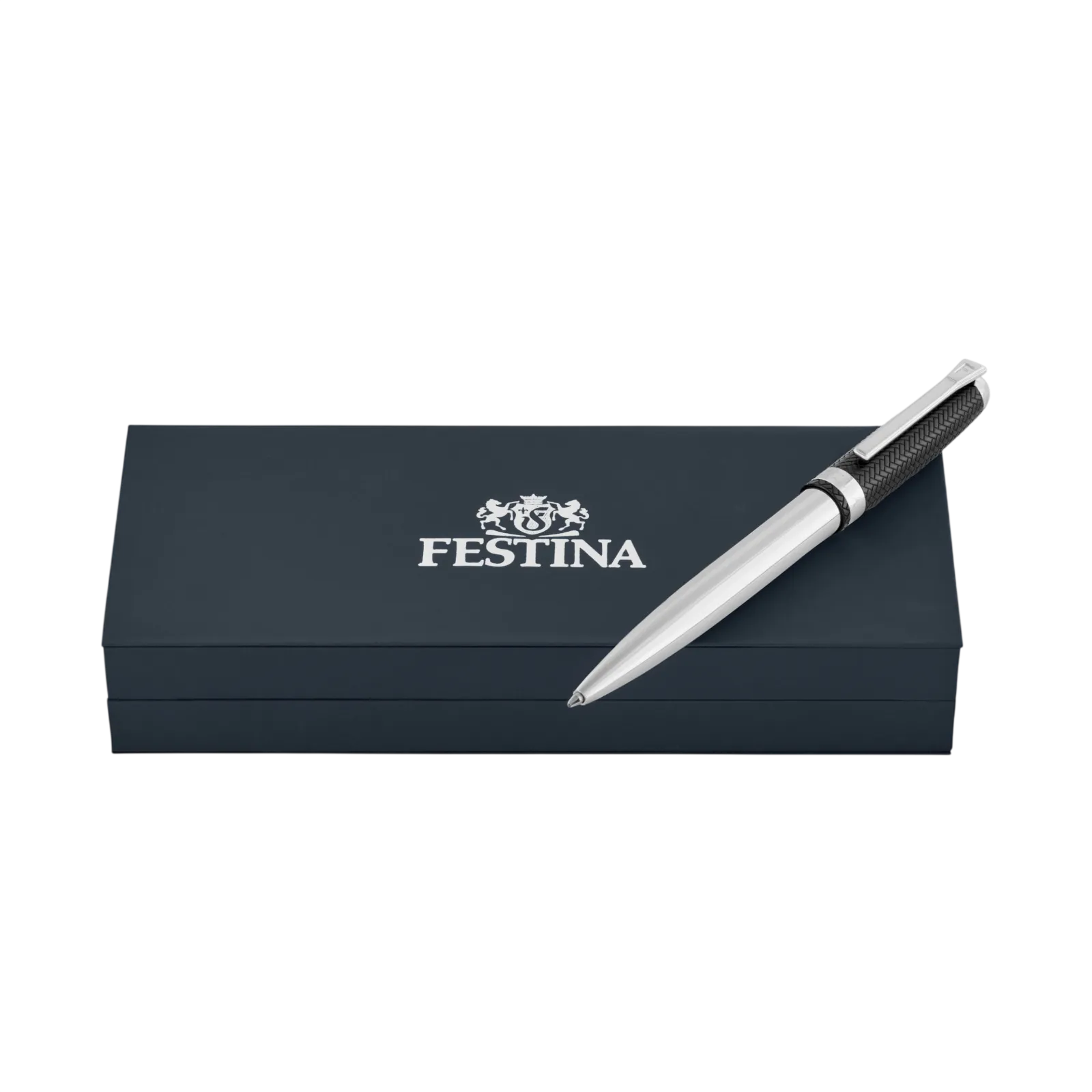 Set Classicals Interlace Chrome (ballpoint pen & fountain pen)
