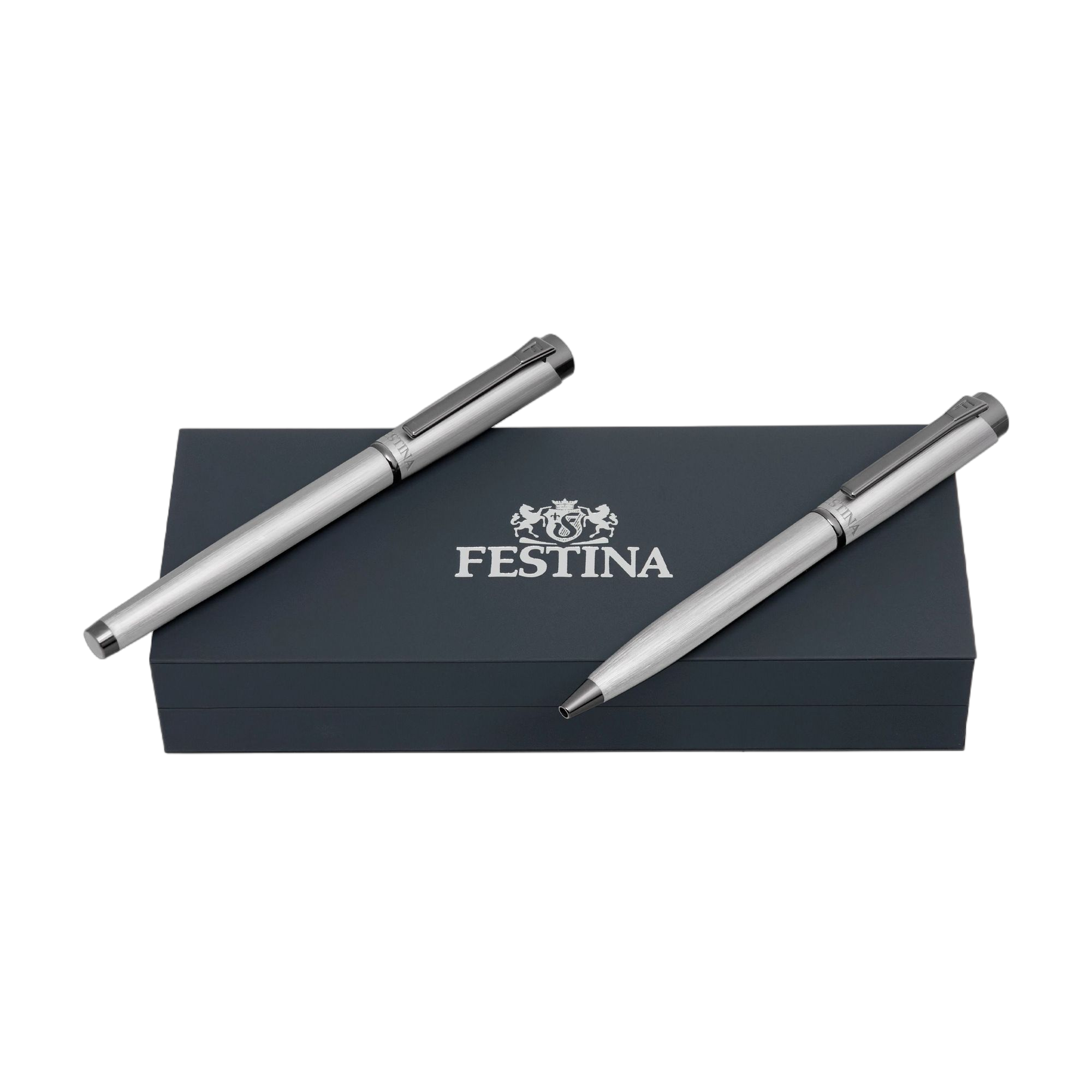 Festina Originals Set Silver (ballpoint pen & rollerball pen)