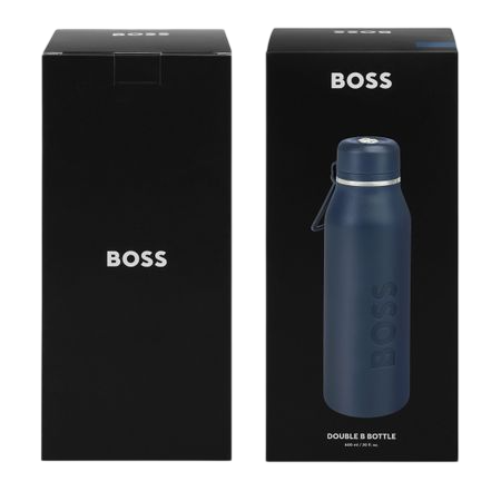 Hugo Boss Double B Isothermal flask Black & Gun