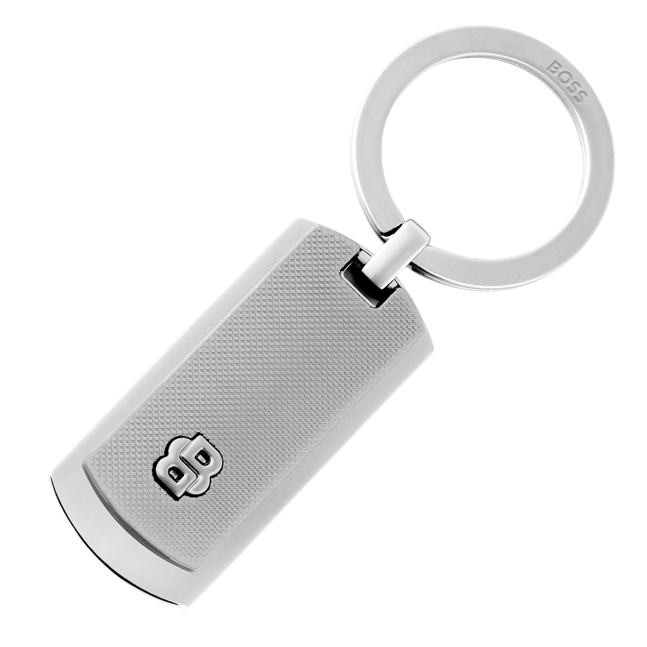 Hugo Boss Double B Diamond Key ring Black