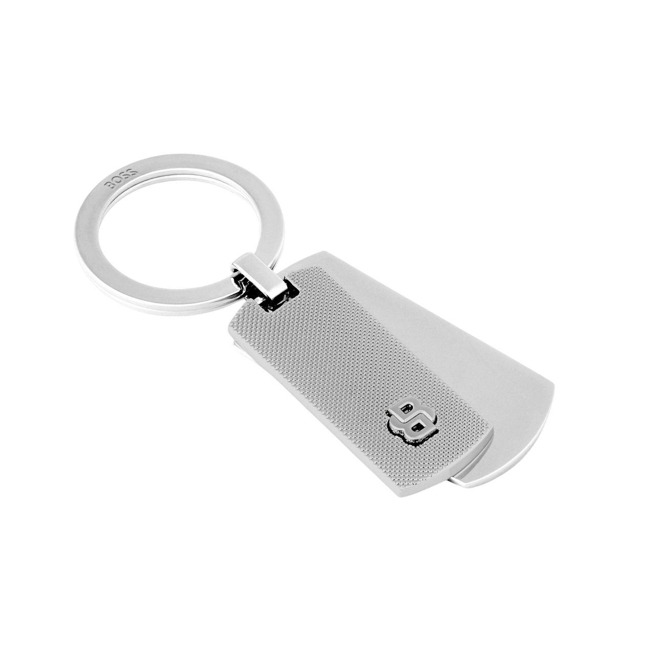 Hugo Boss Double B Diamond Key ring Black