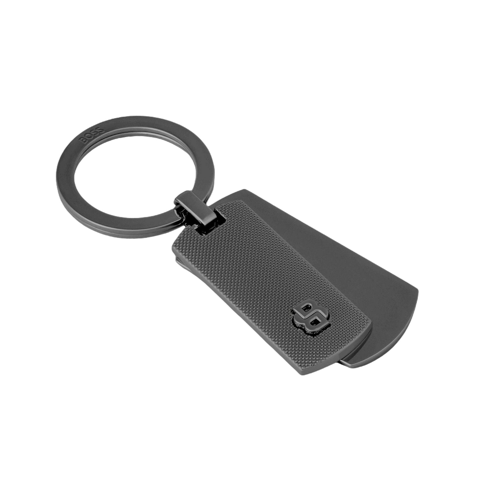 Hugo Boss Double B Diamond Key ring Black
