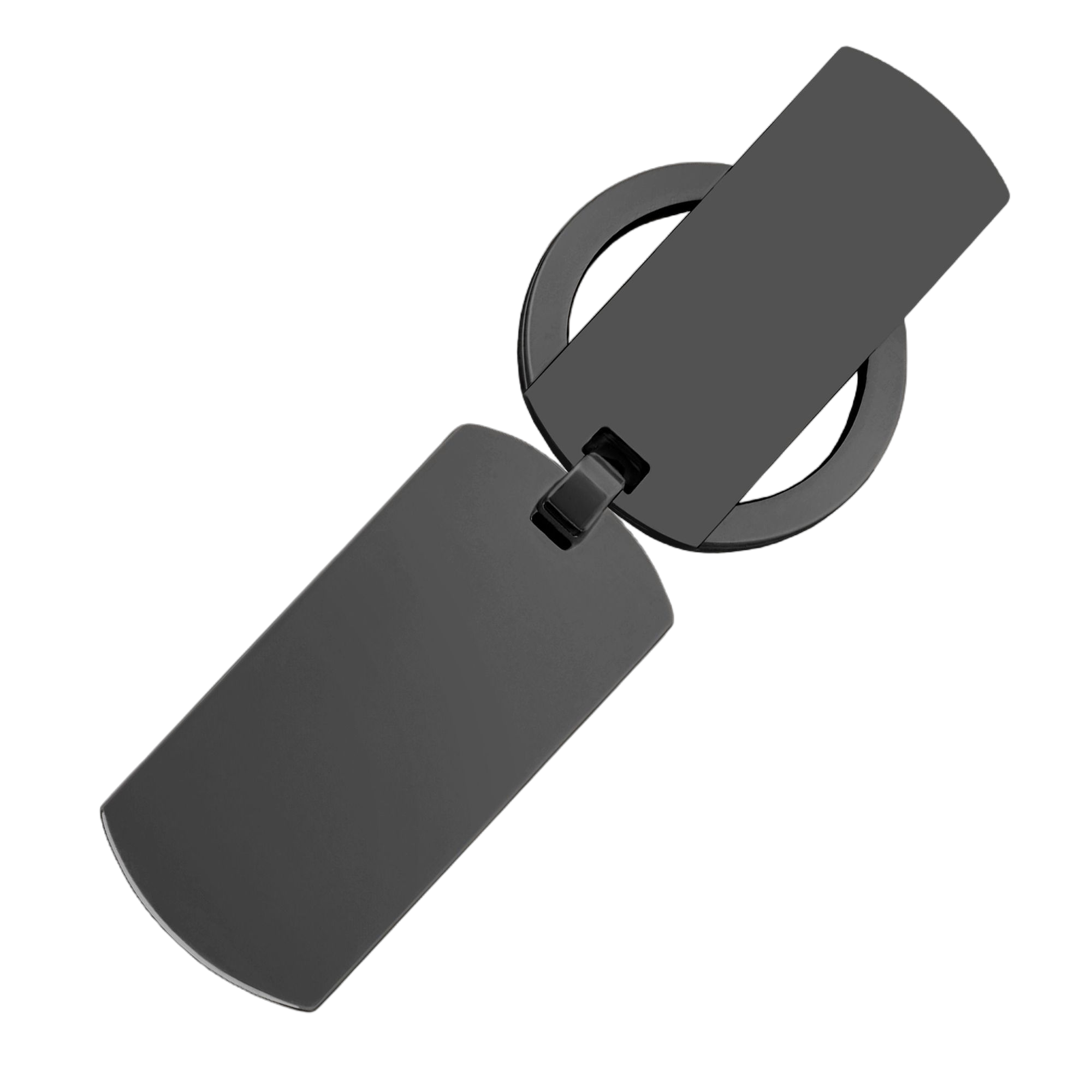 Hugo Boss Double B Diamond Key ring Black