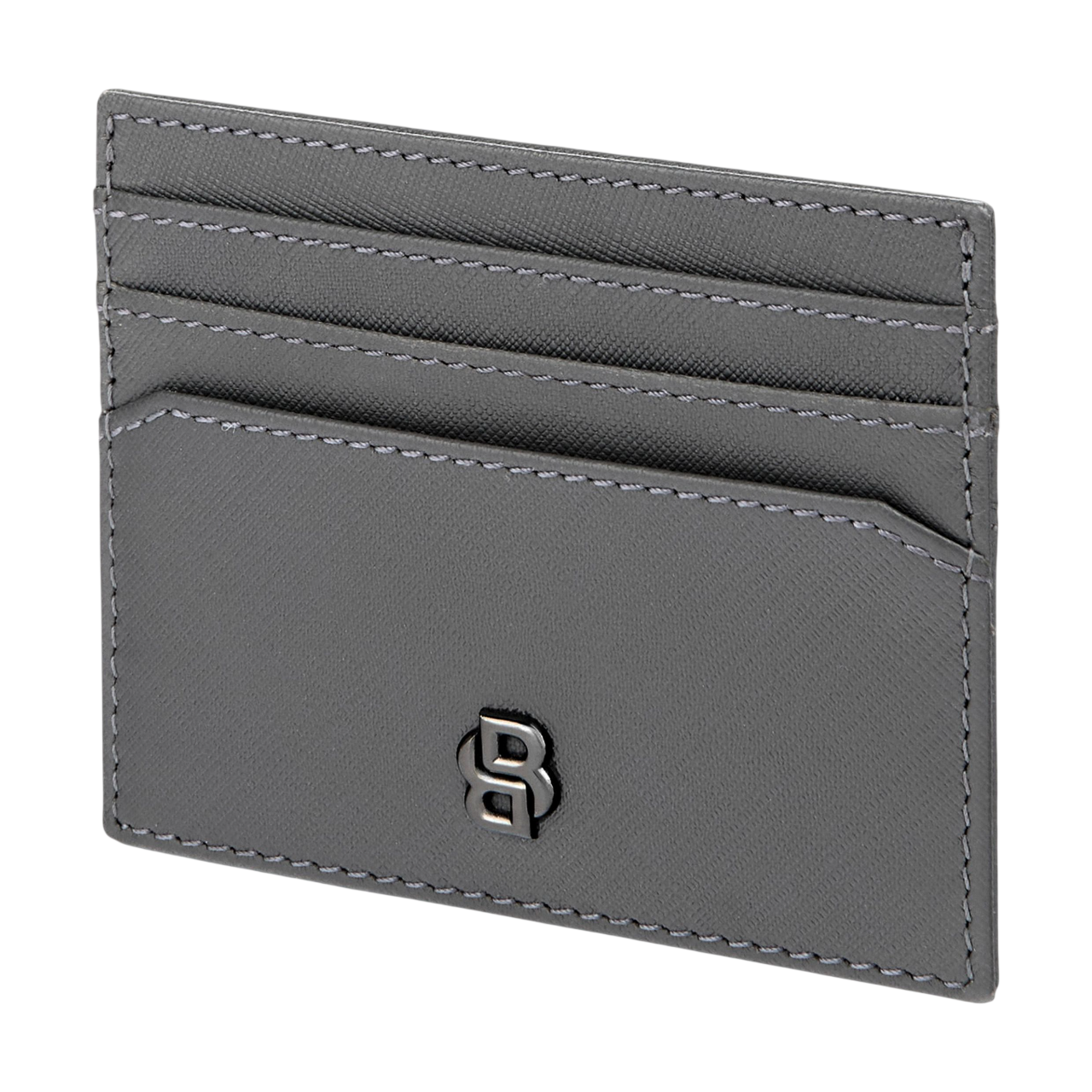 Hugo Boss Double B Saffiano Card holder Black