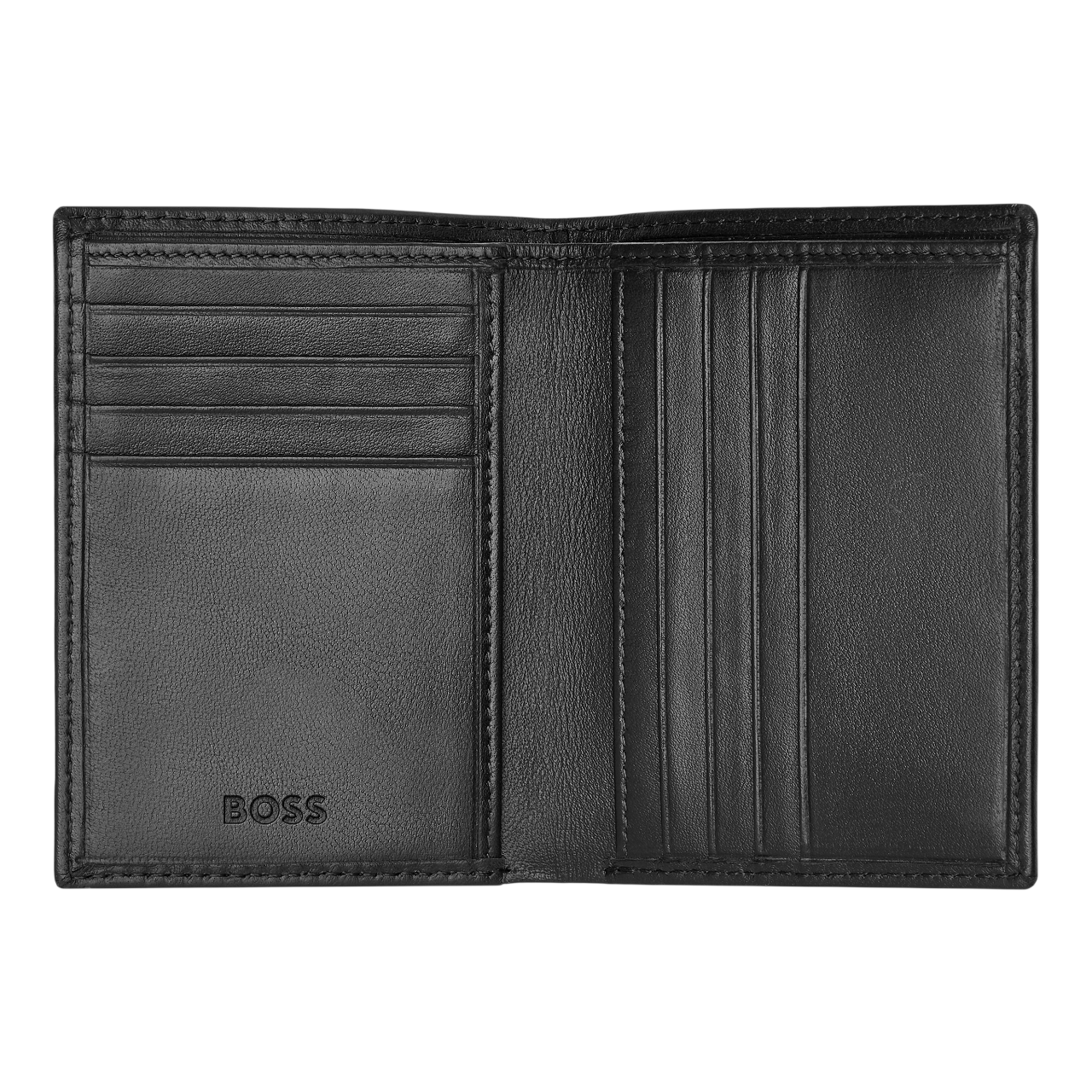 Hugo Boss Classic Smooth Folding card holder Black