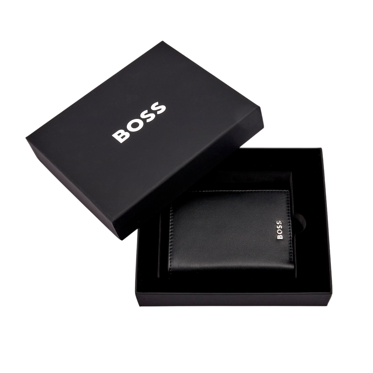 Hugo Boss Classic Smooth Folding card holder Black