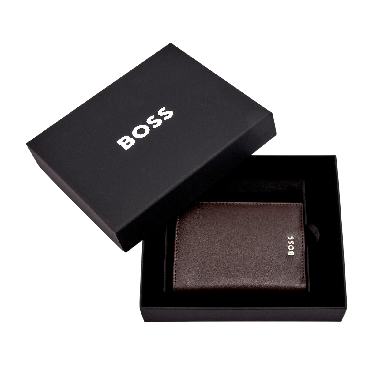 Hugo Boss Classic Smooth Folding card holder Black