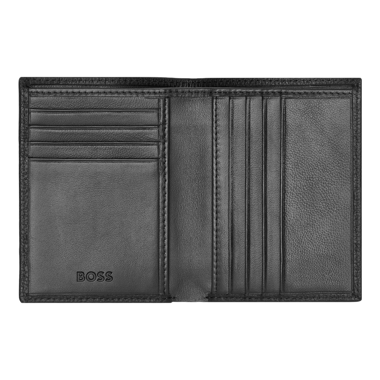 Hugo Boss Classic Grained Folding card holder Black