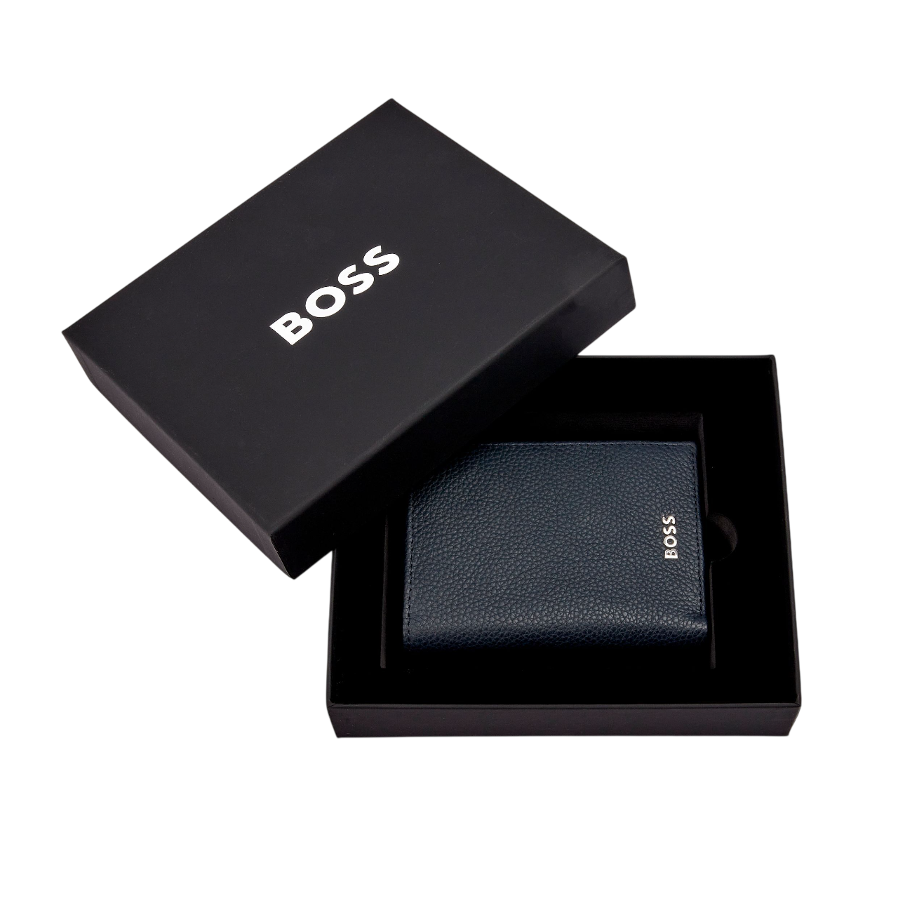 Hugo Boss Classic Grained Folding card holder Black