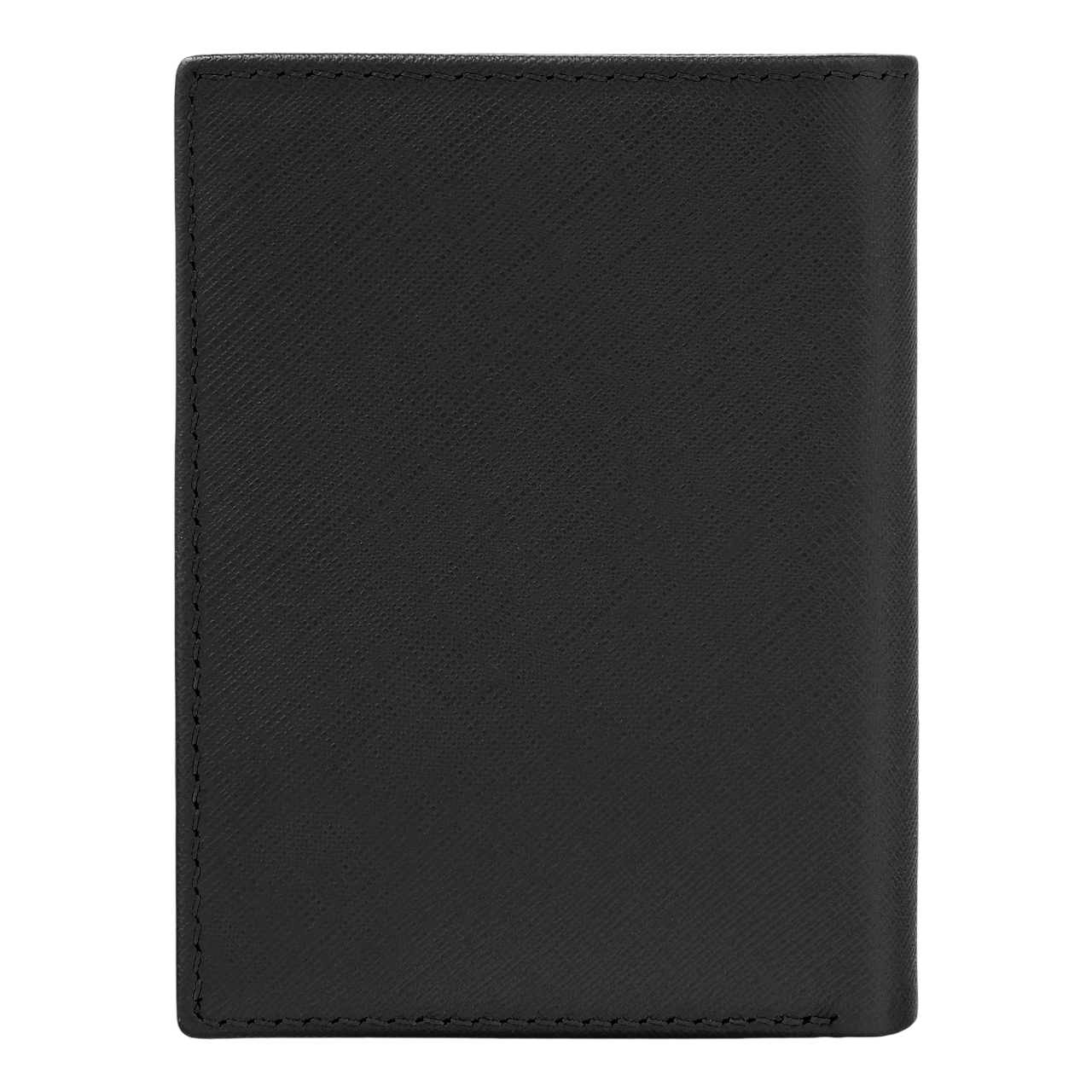 Hugo Boss Double B Saffiano Folding card holder Black