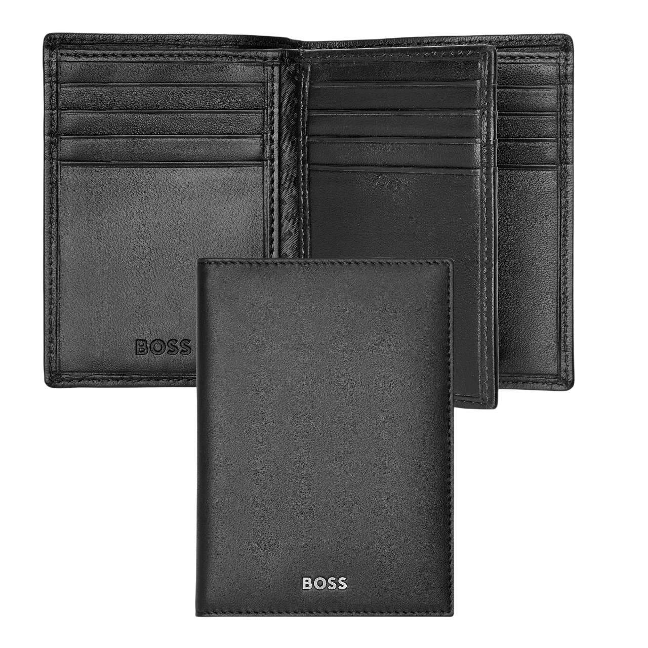 Hugo Boss Classic Smooth Card holder trifold Black