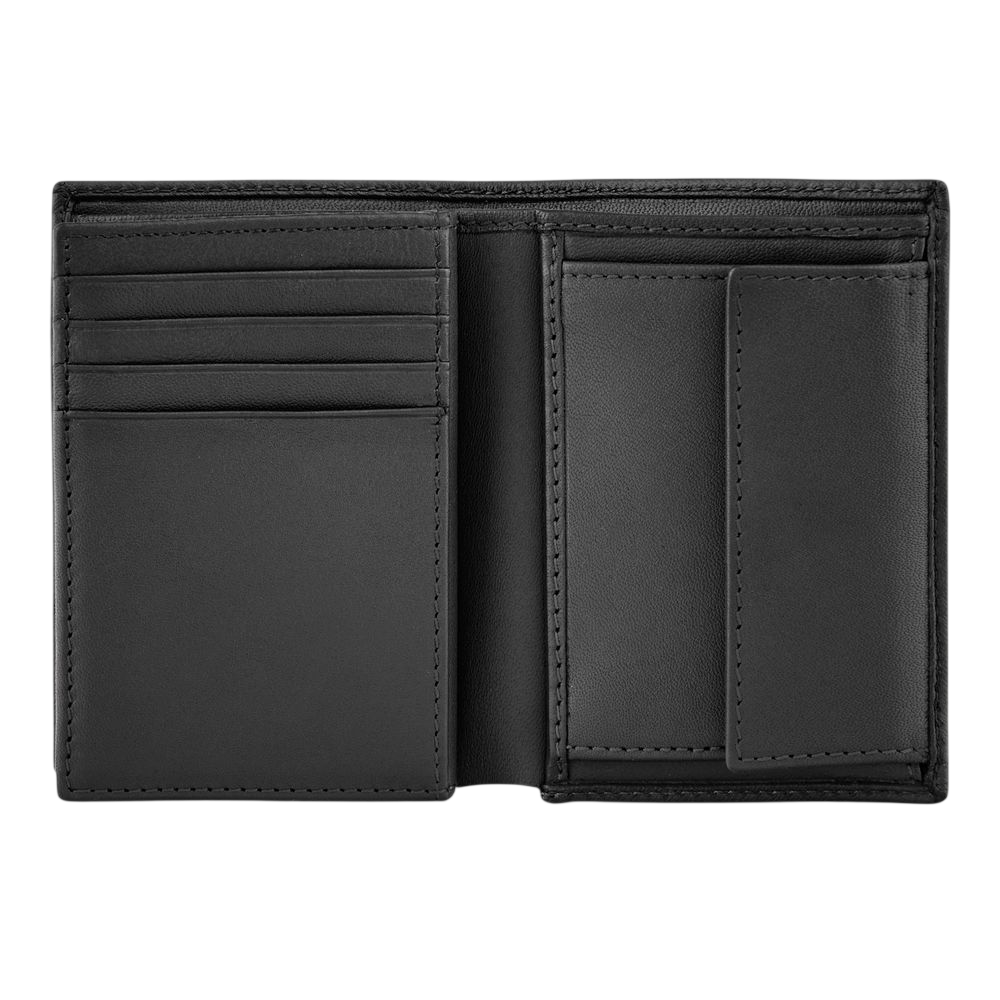 Card holder with flap and money pocket Emblematic