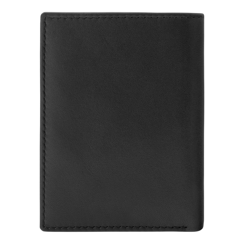 Card holder with flap and money pocket Emblematic