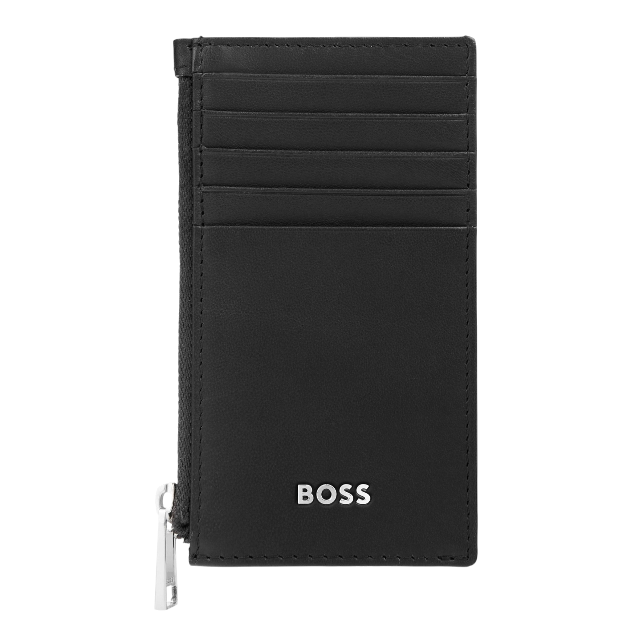 Hugo Boss Classic Smooth Card holder zip Black