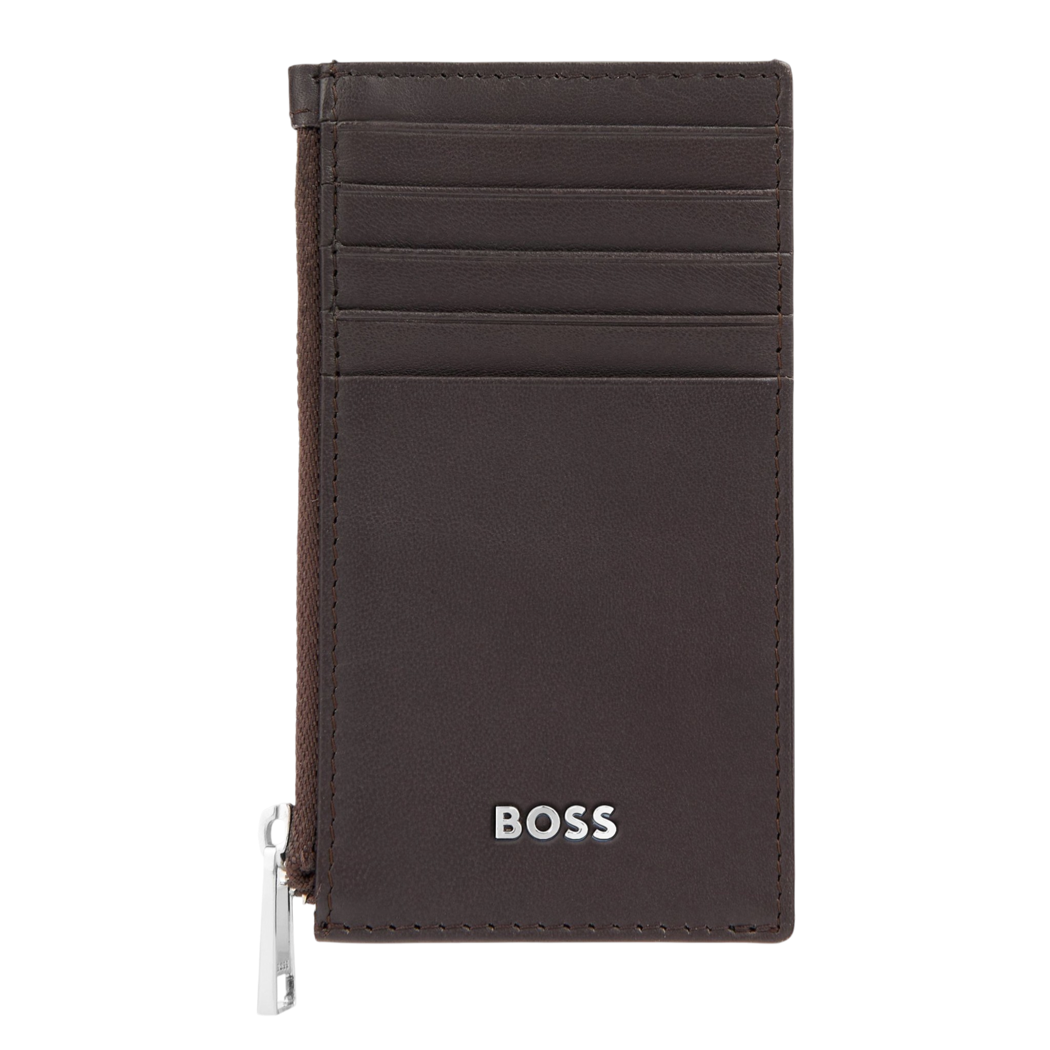 Hugo Boss Classic Smooth Card holder zip Black