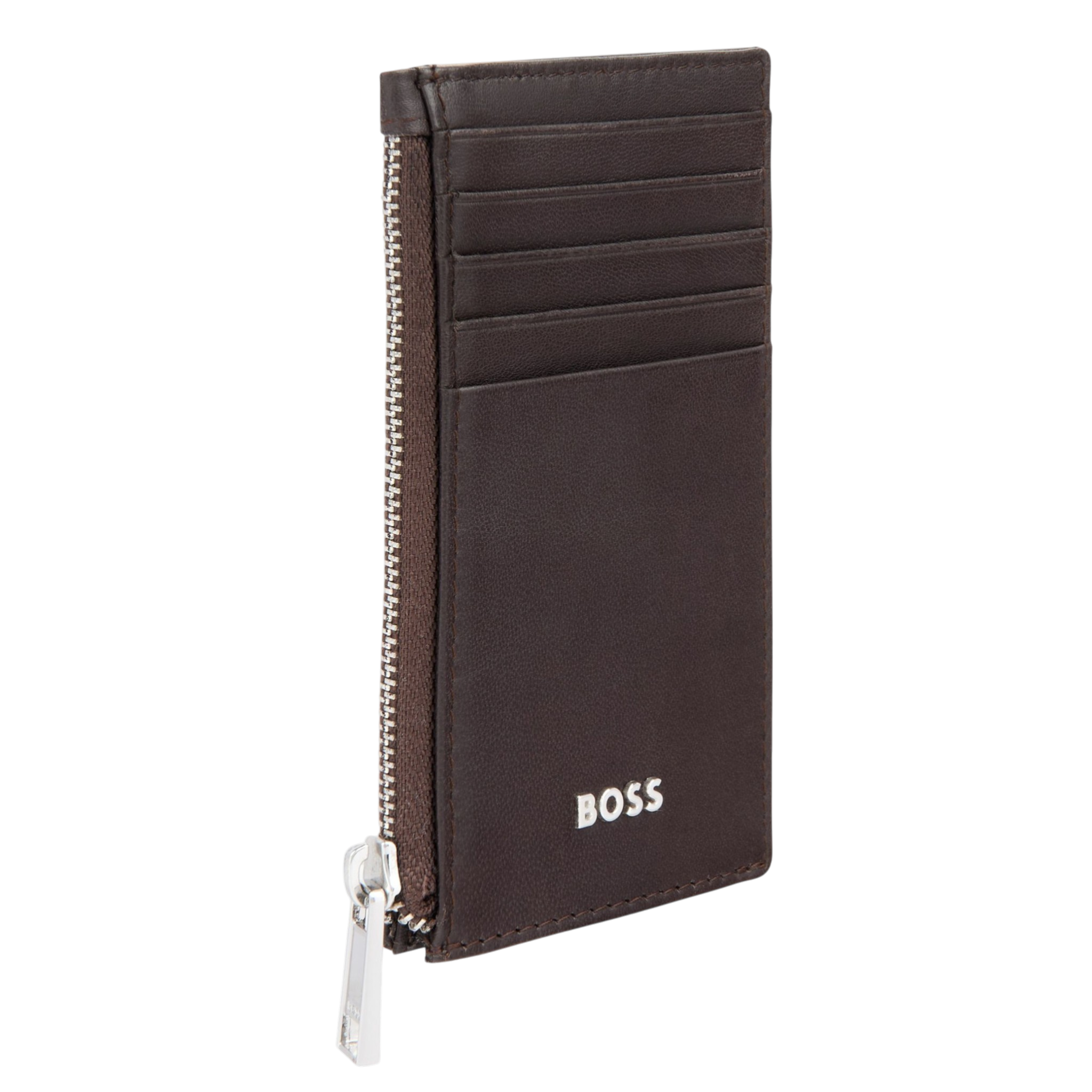 Hugo Boss Classic Smooth Card holder zip Black