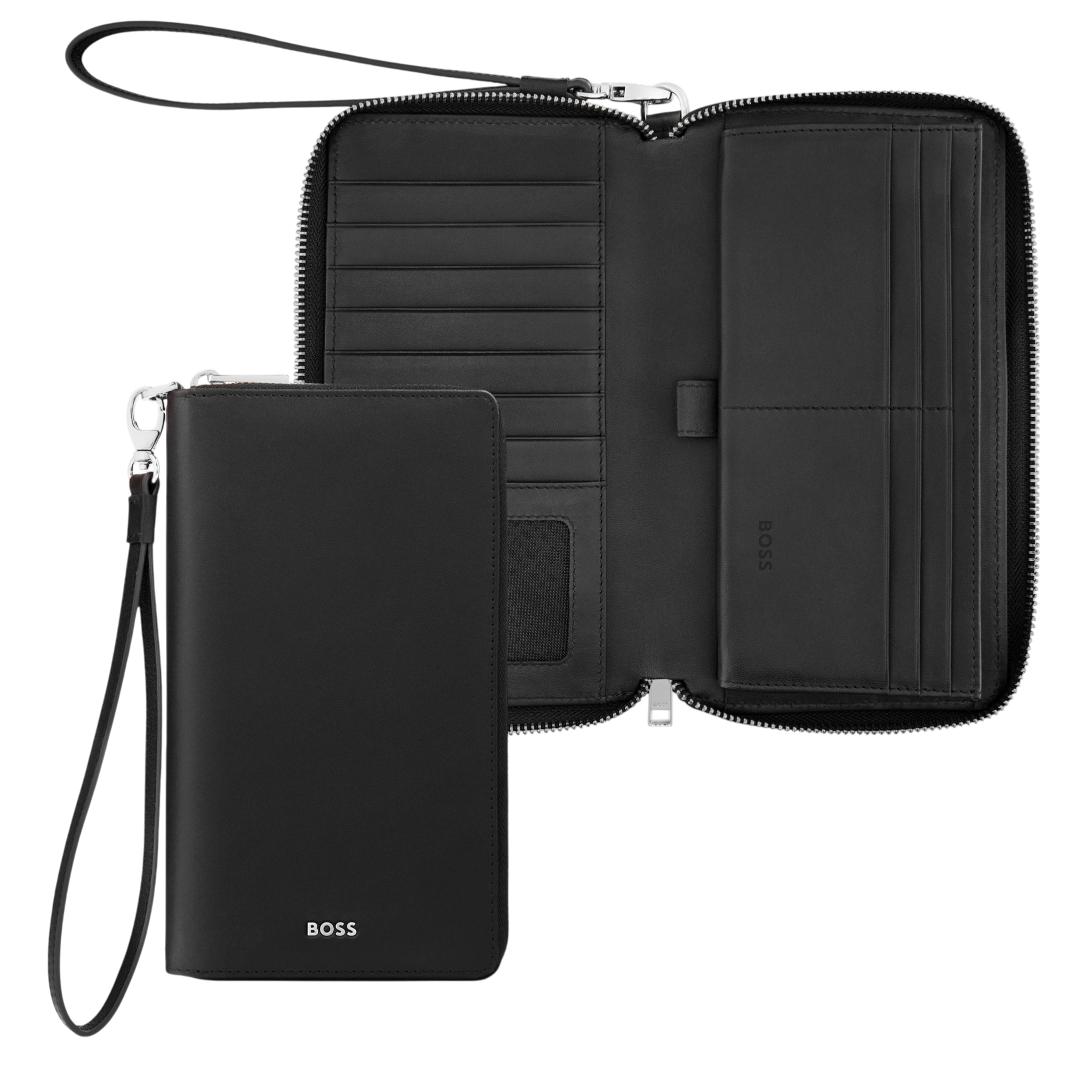Hugo Boss Classic Smooth Travel wallet Black
