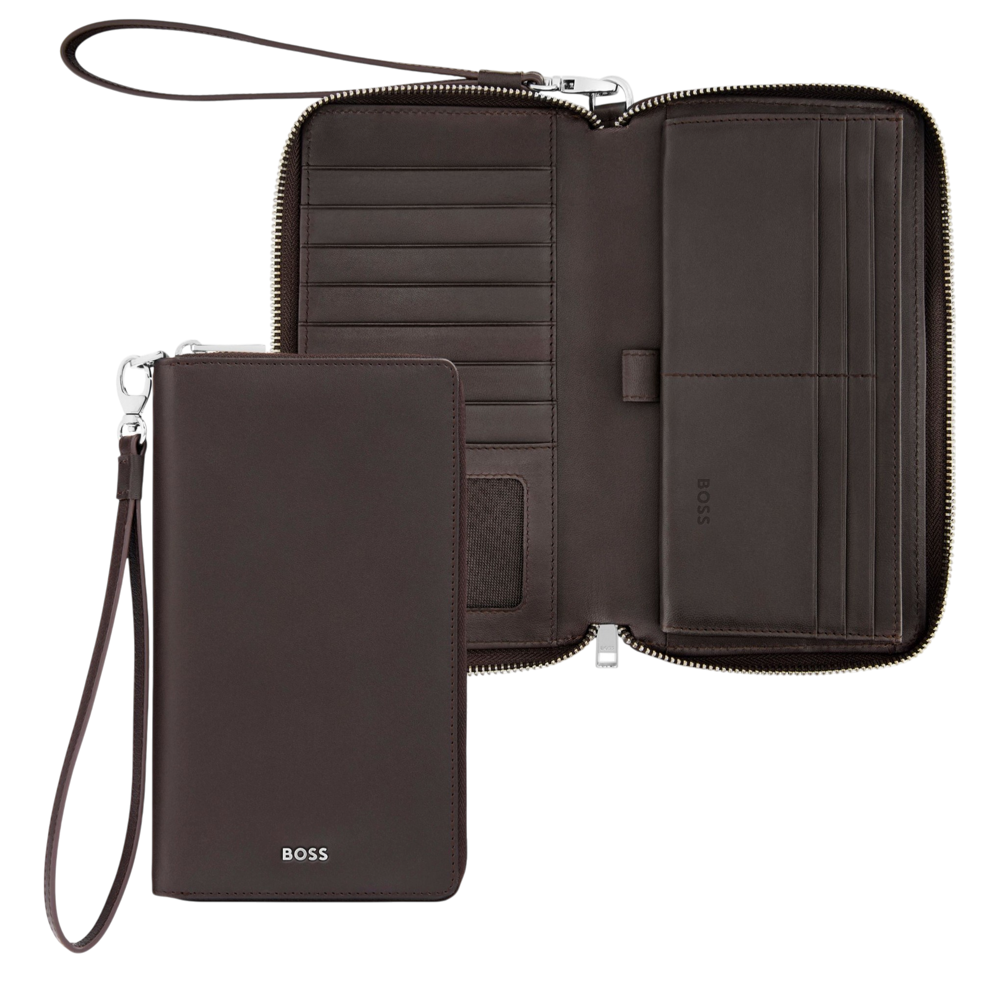 Hugo Boss Classic Smooth Travel wallet Black