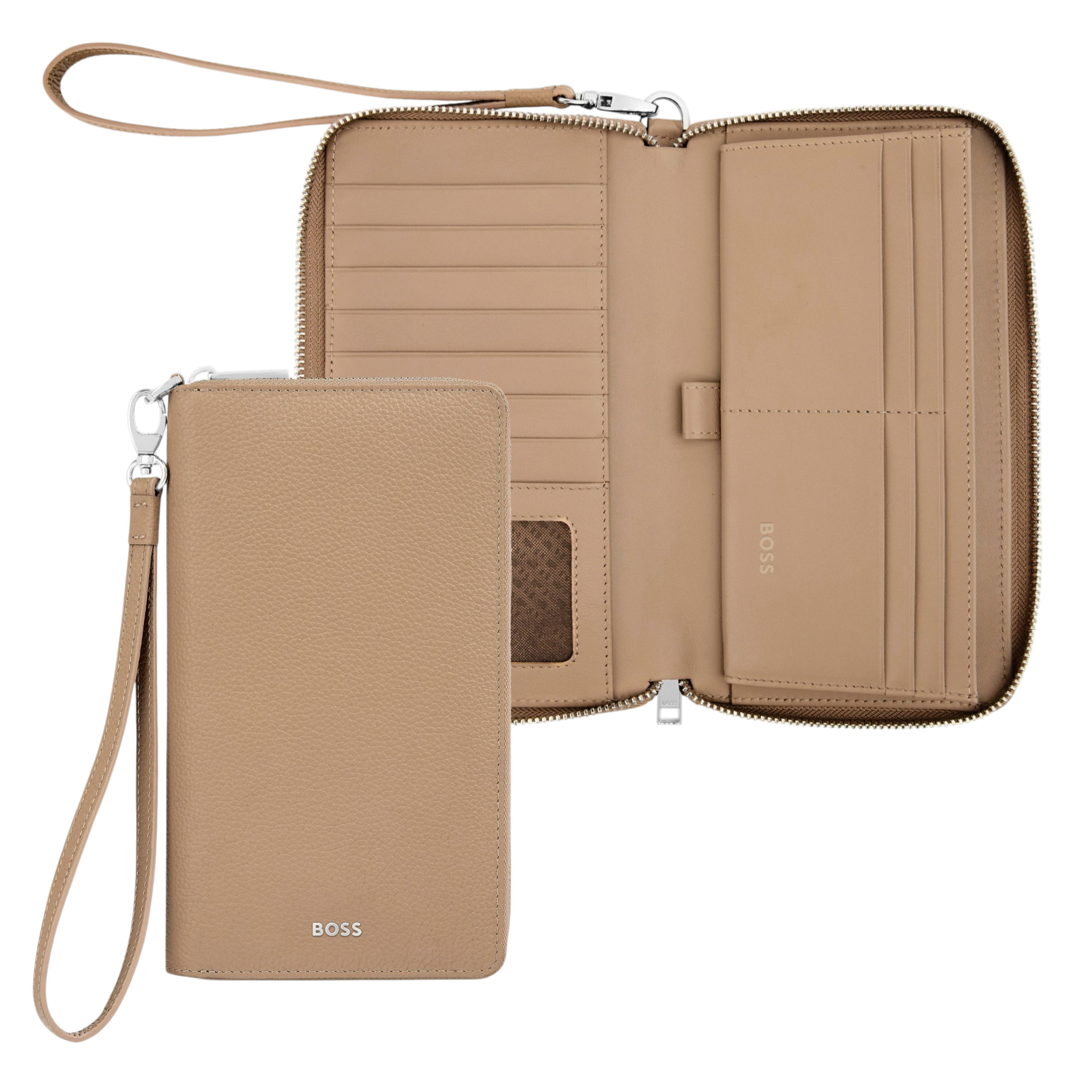 Hugo Boss Classic Grained Travel wallet Black