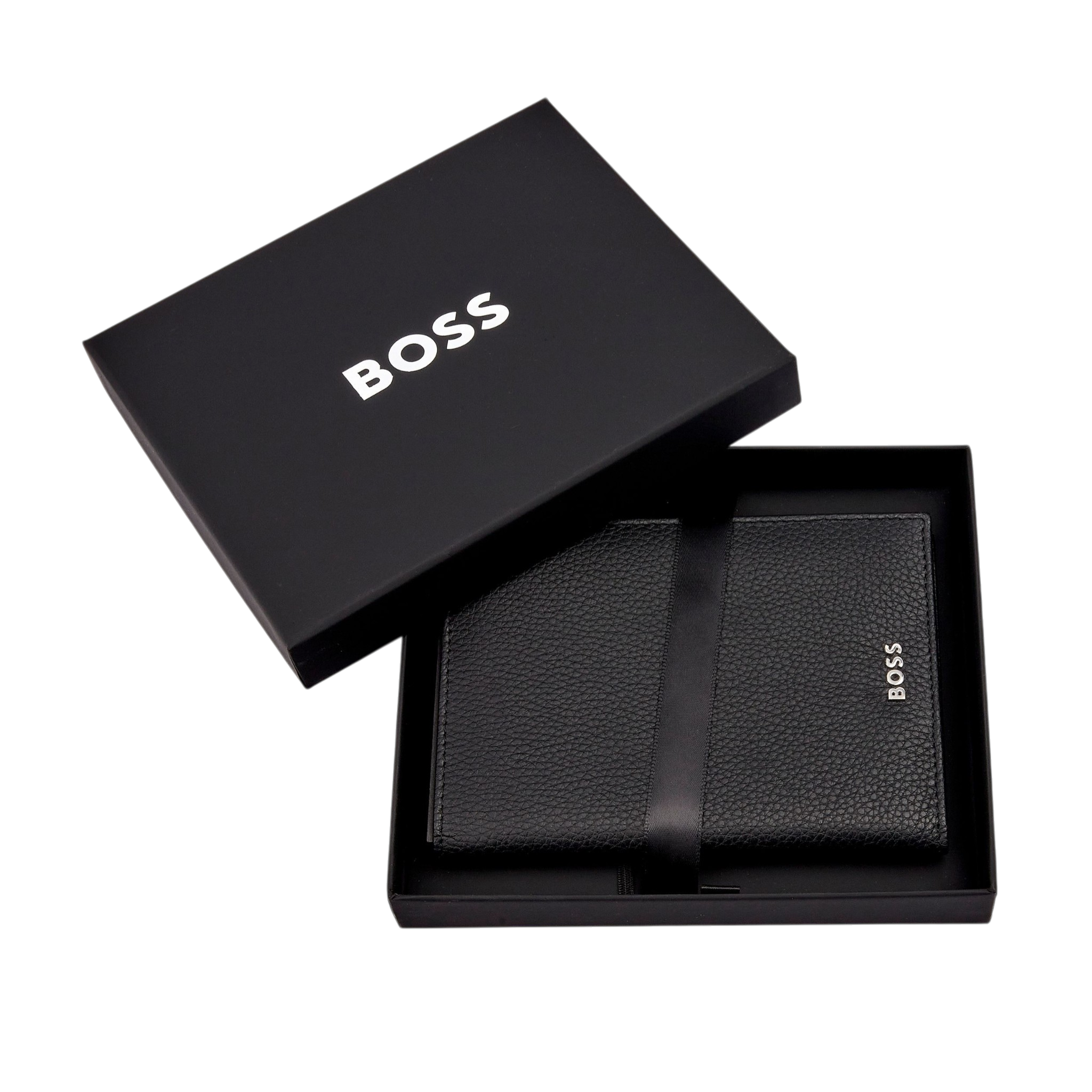 Hugo Boss Classic Grained Passport holder Black