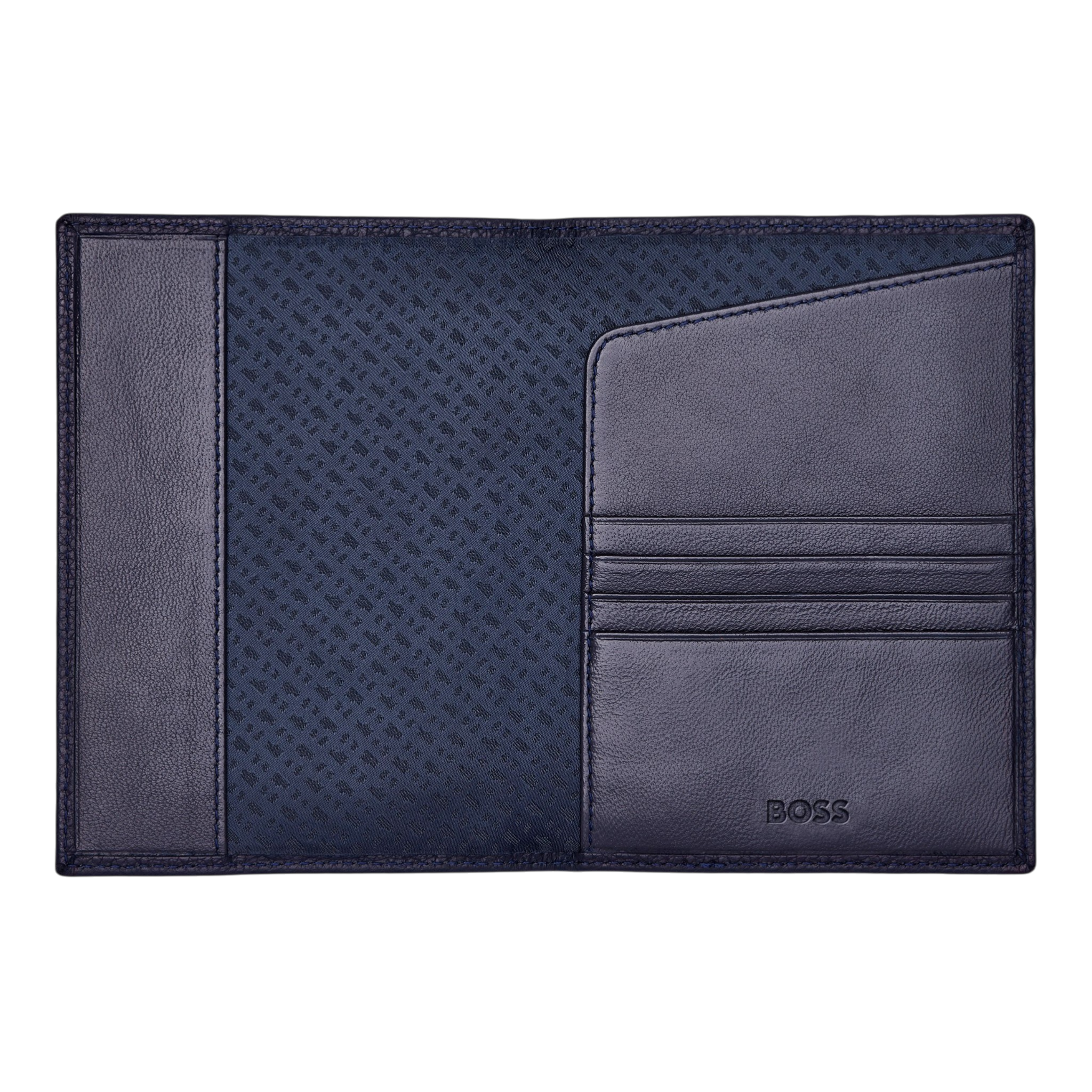 Hugo Boss Classic Grained Passport holder Black