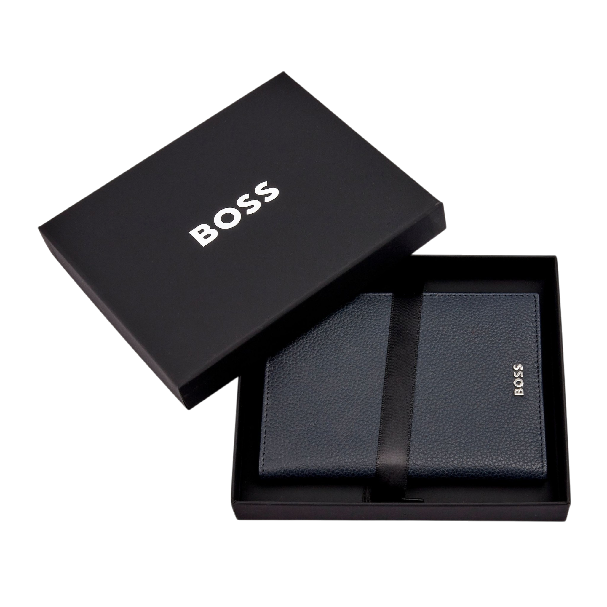 Hugo Boss Classic Grained Passport holder Black