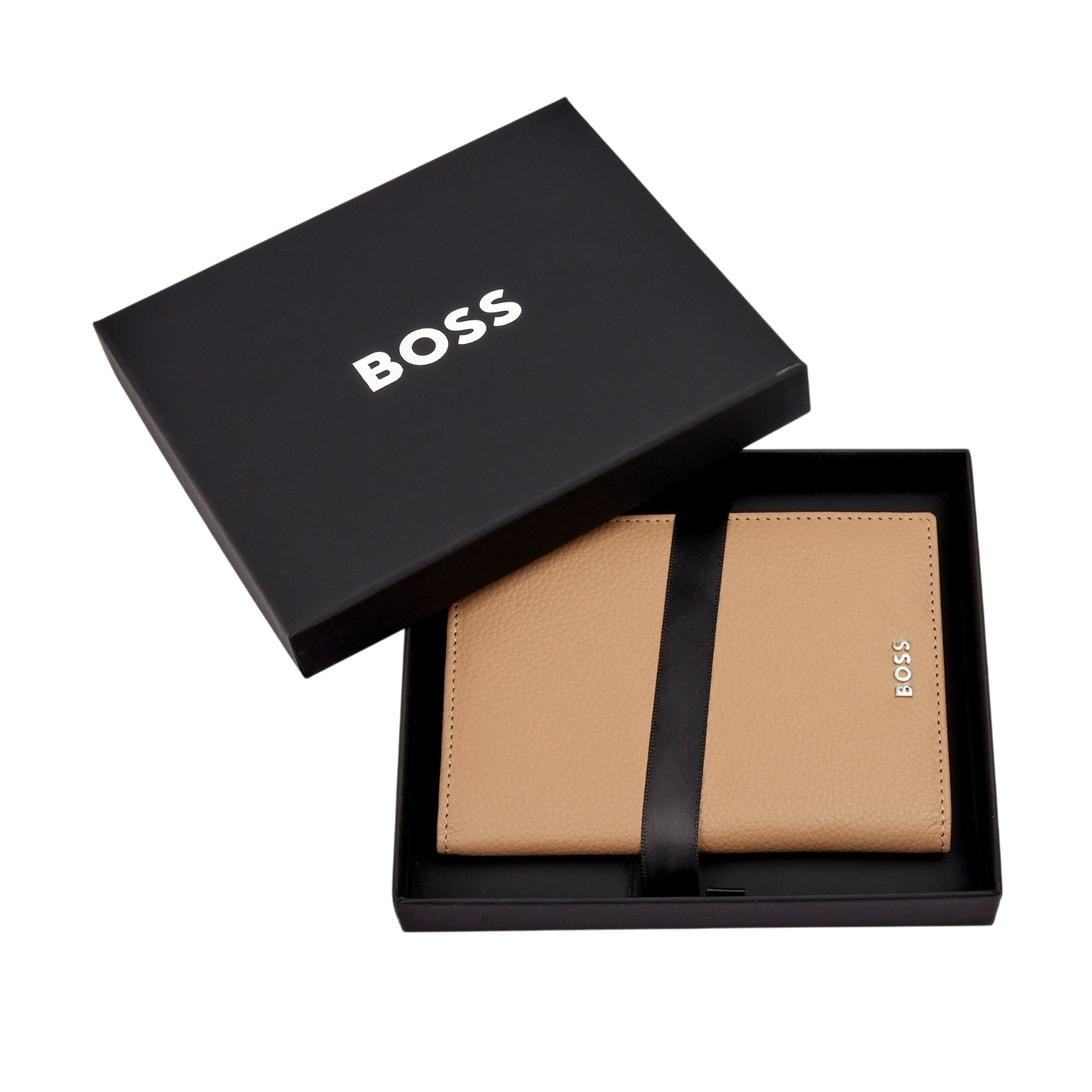 Hugo Boss Classic Grained Passport holder Black