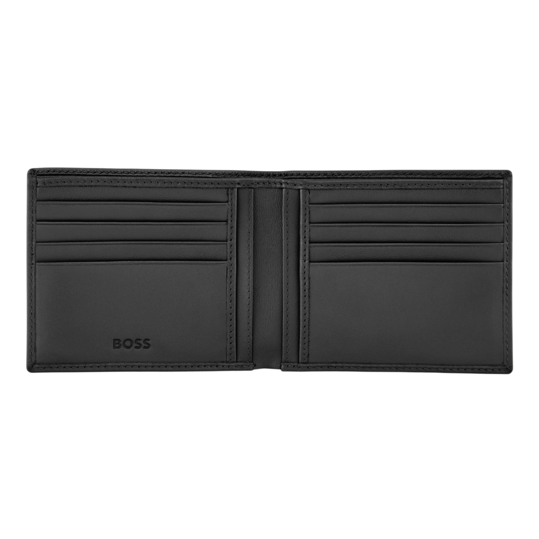 Hugo Boss Double B Saffiano Wallet Black