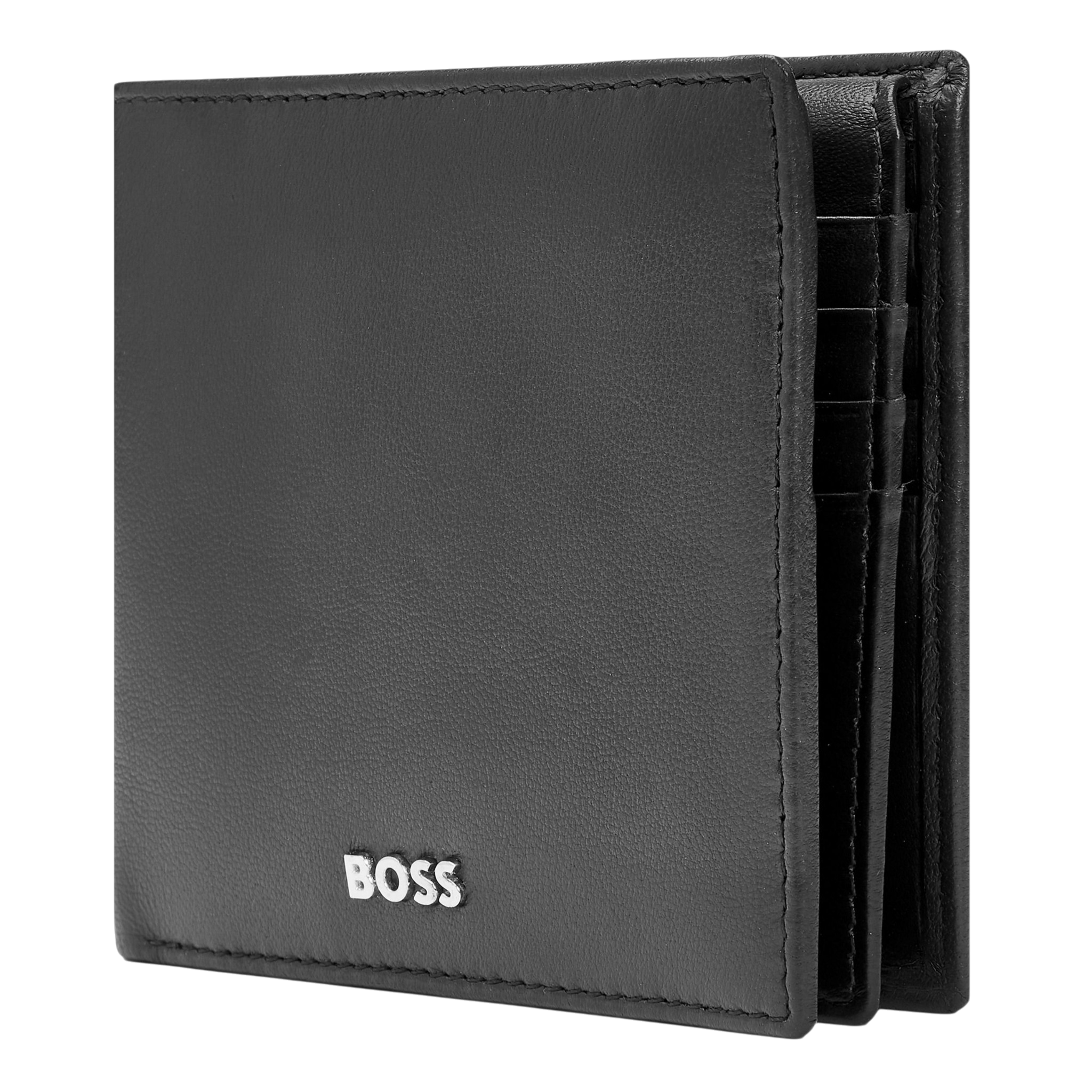 Hugo Boss Classic Smooth Wallet with flap Black