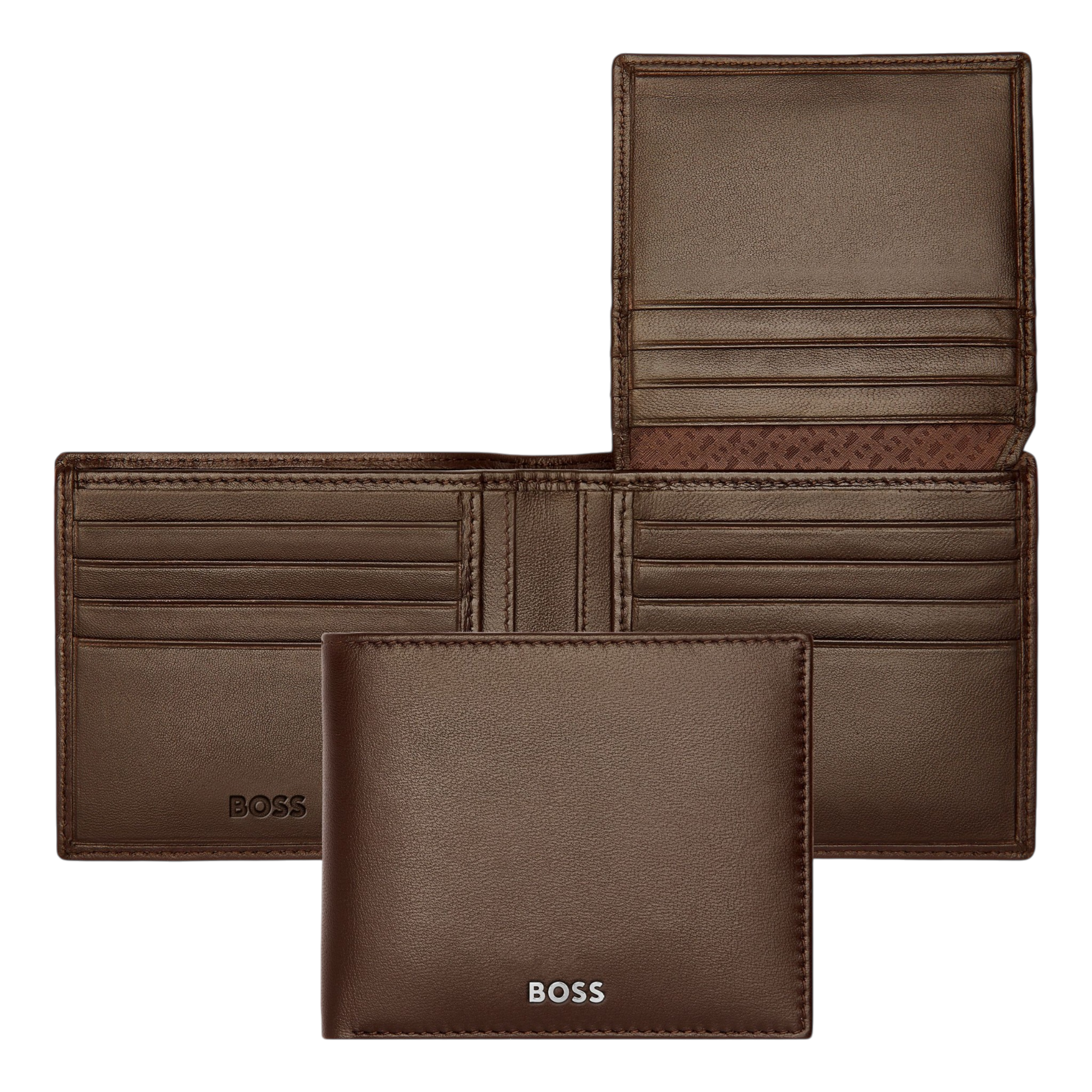 Hugo Boss Classic Smooth Wallet with flap Black