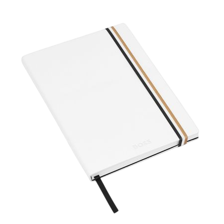 Hugo Boss Iconic Notebook A5 White Lined