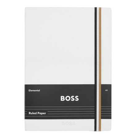 Hugo Boss Iconic Notebook A5 White Lined
