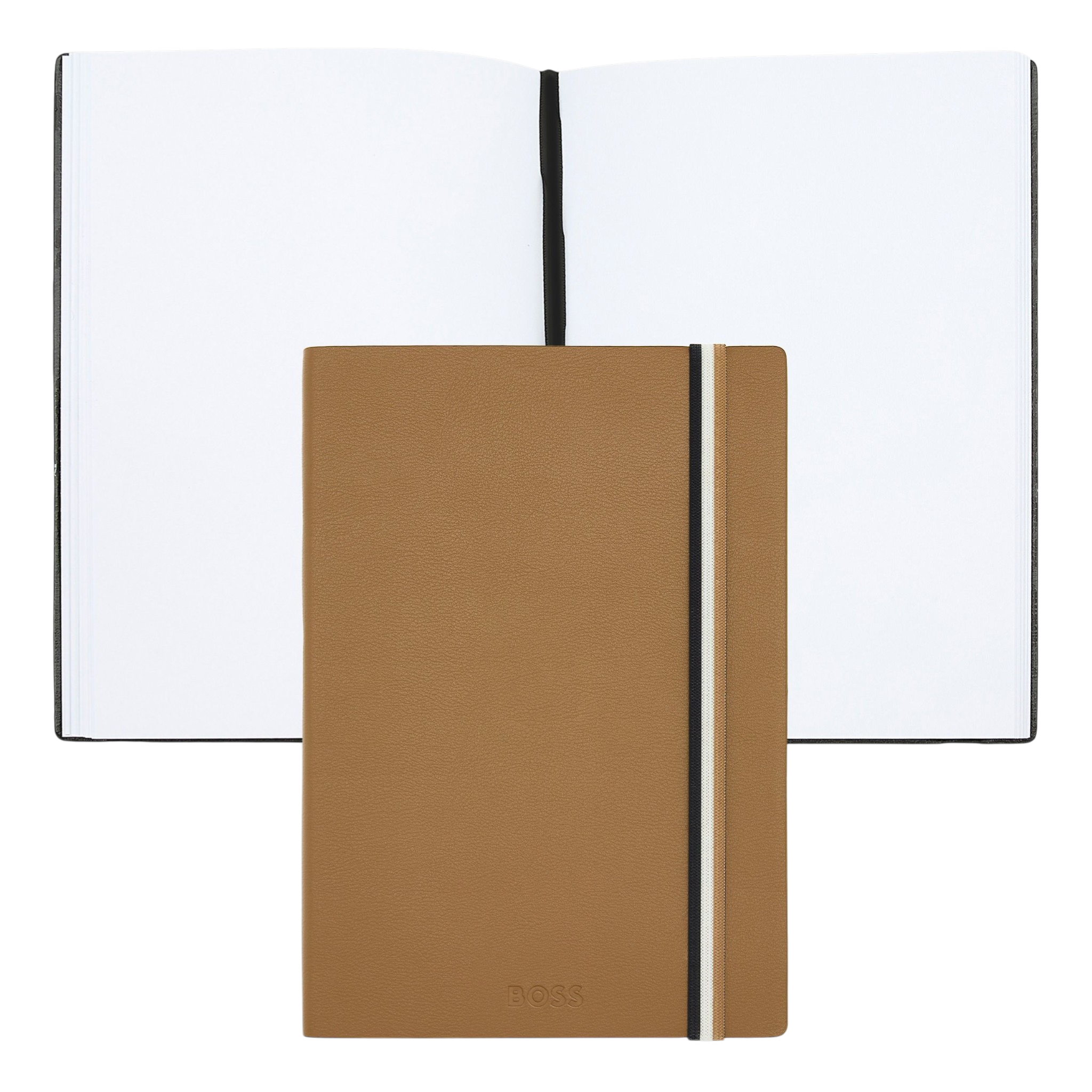 Hugo Boss Iconic Notebook A5 Camel Lined