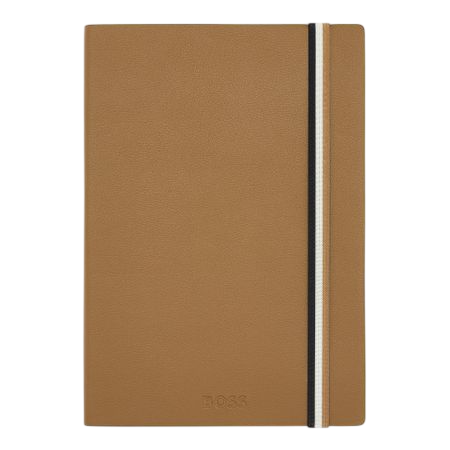 Hugo Boss Iconic Notebook A5 Camel Lined