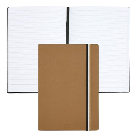 Hugo Boss Iconic Notebook A5 Camel Lined