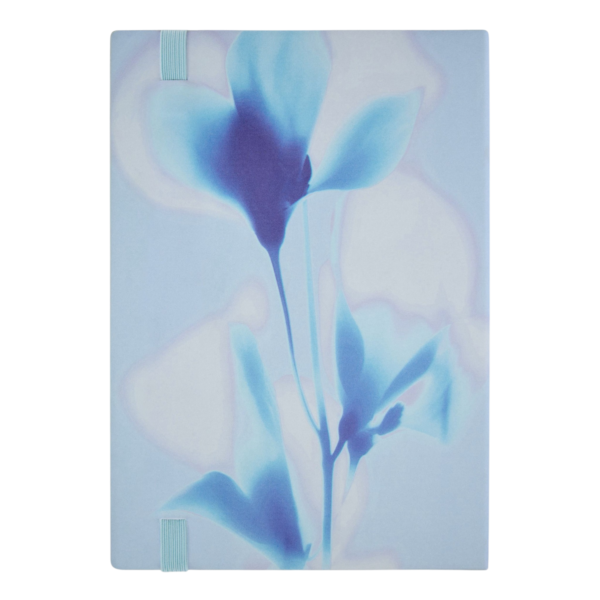 Hugo Boss Holographic Flower Notebook A5 Light Blue Lined