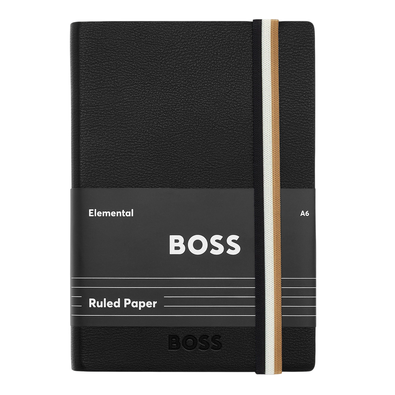 Hugo Boss Iconic Notebook A6 Black Lined