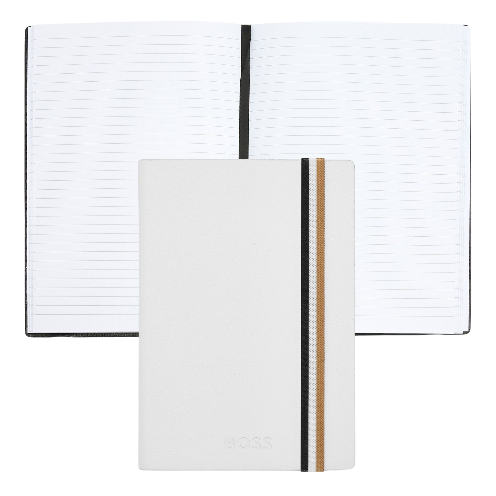 Hugo Boss Iconic Notebook A6 White Lined